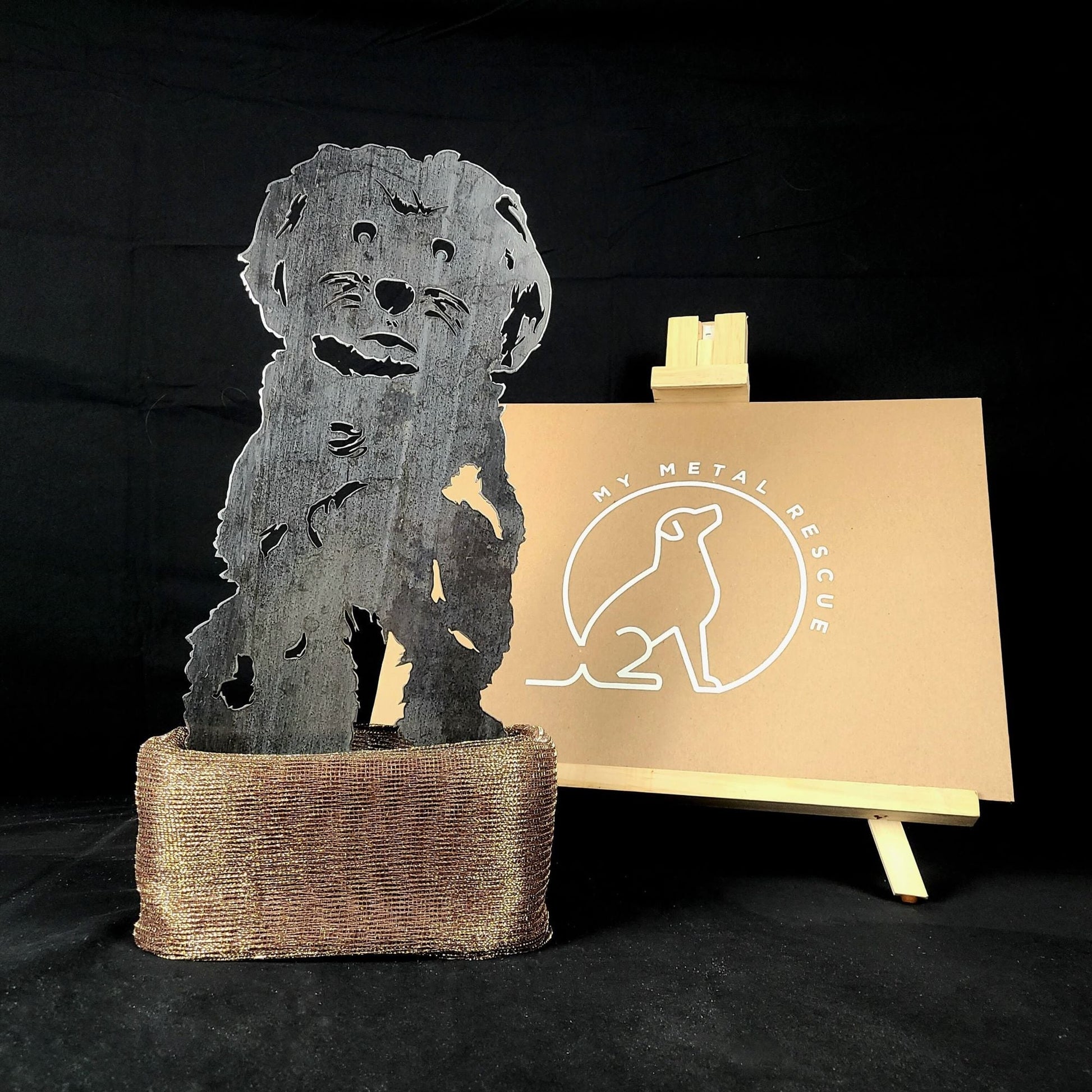 Maltese Metal Art – Handcrafted Dog Décor - My Metal Rescue - Shopify Collective - Northern Forge, LLC
