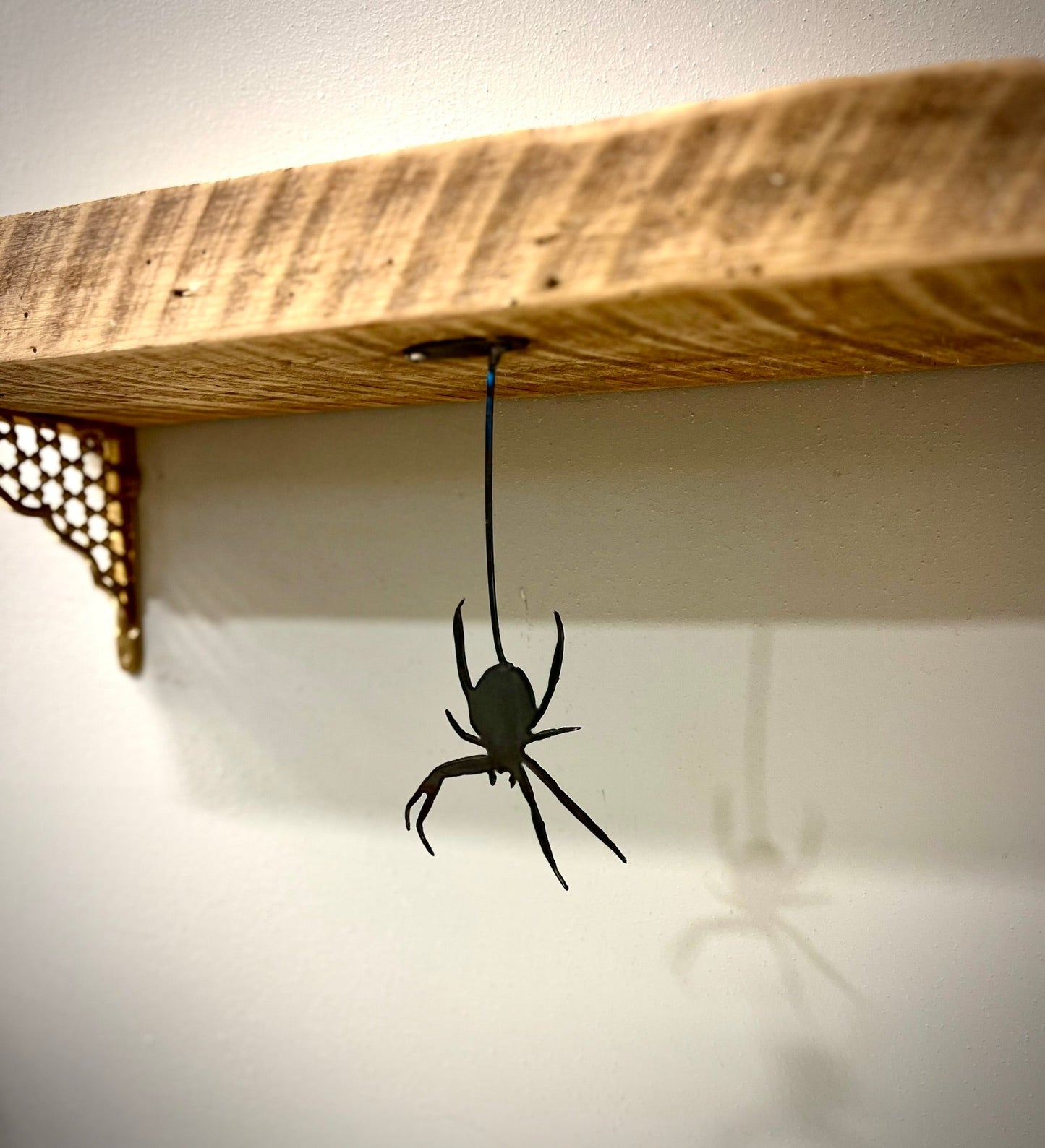 Metal Hanging Spider - Mantel - fall - fall art - Northern Forge, LLC