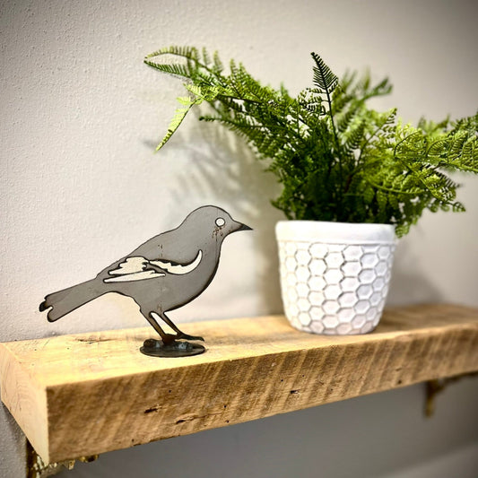 Metal Oriole - Mantel - bird art - bird for mantel - Northern Forge, LLC