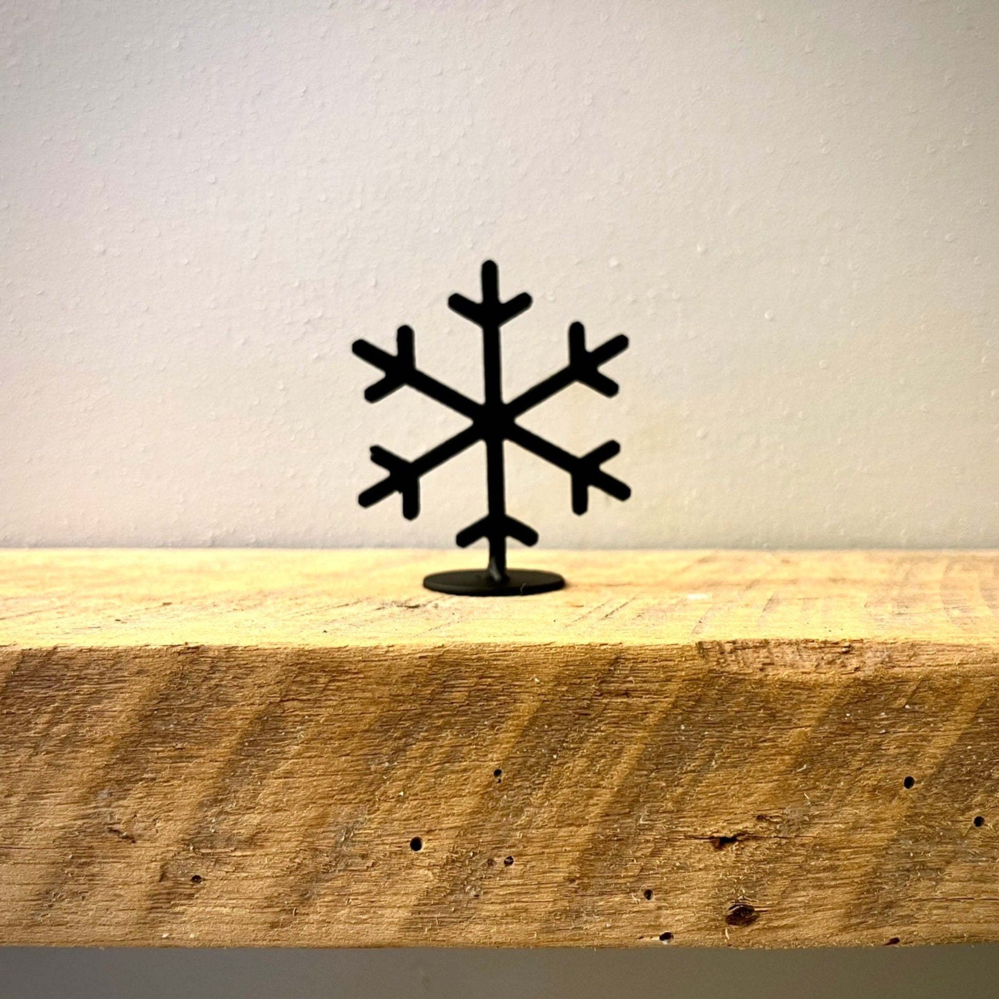 Metal Snowflake - Mantel - christmas decor - creepy tree decor - Northern Forge, LLC