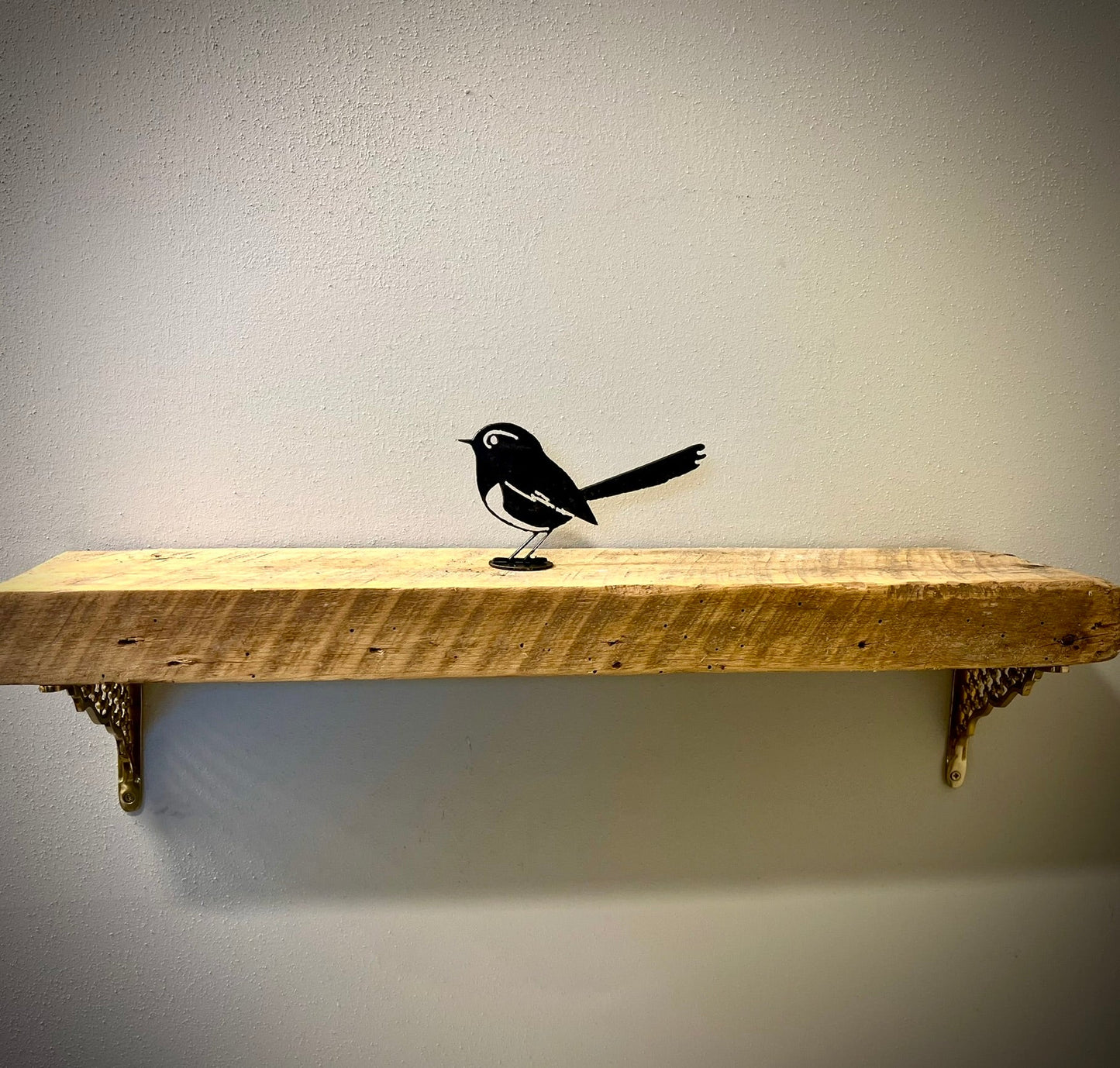 Metal Wren - Mantel - bird art - bird for mantel - Northern Forge, LLC