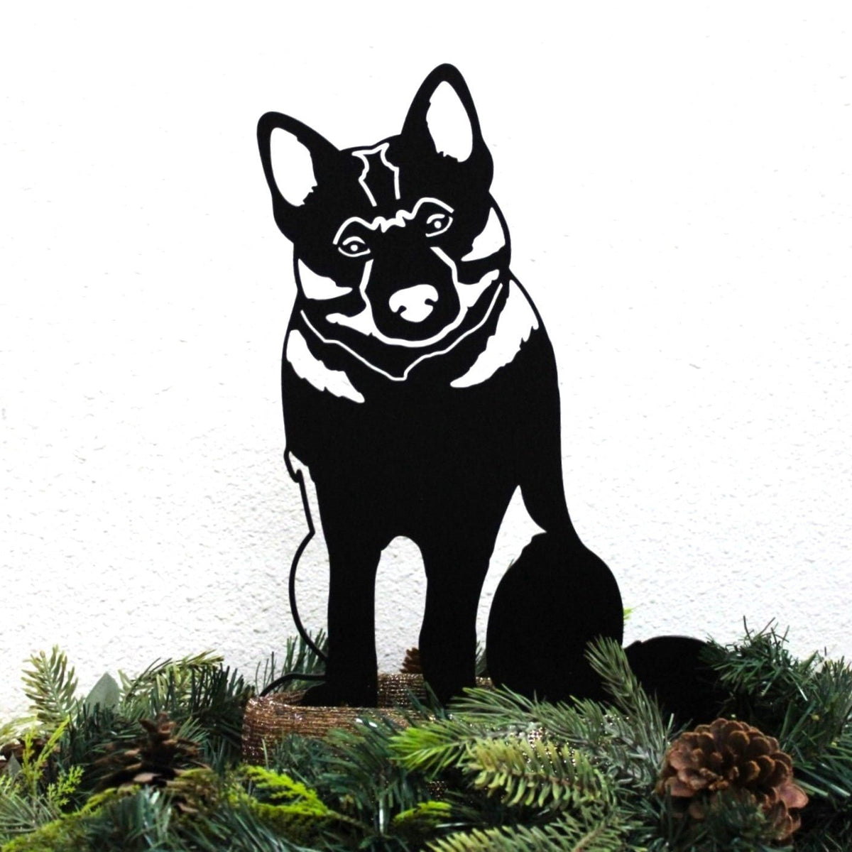 Norwegian Elkhound Metal Art – Handcrafted Dog Décor - My Metal Rescue - Shopify Collective - Northern Forge, LLC