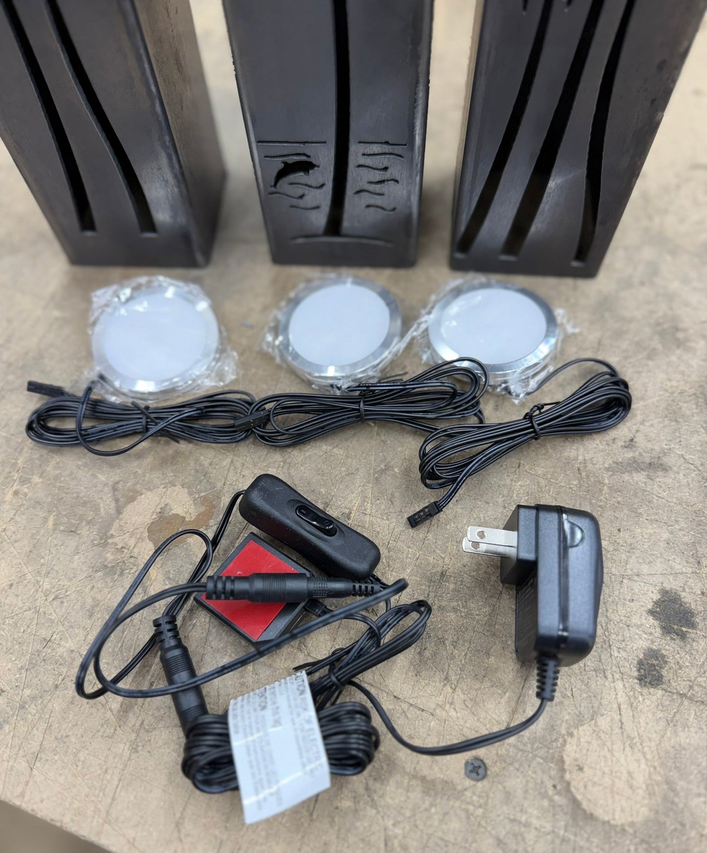 Palm Trees Under the Stars Indoor Luminary | Multiple Sizes - air bnb decor - beach air bnb decor - Northern Forge, LLC