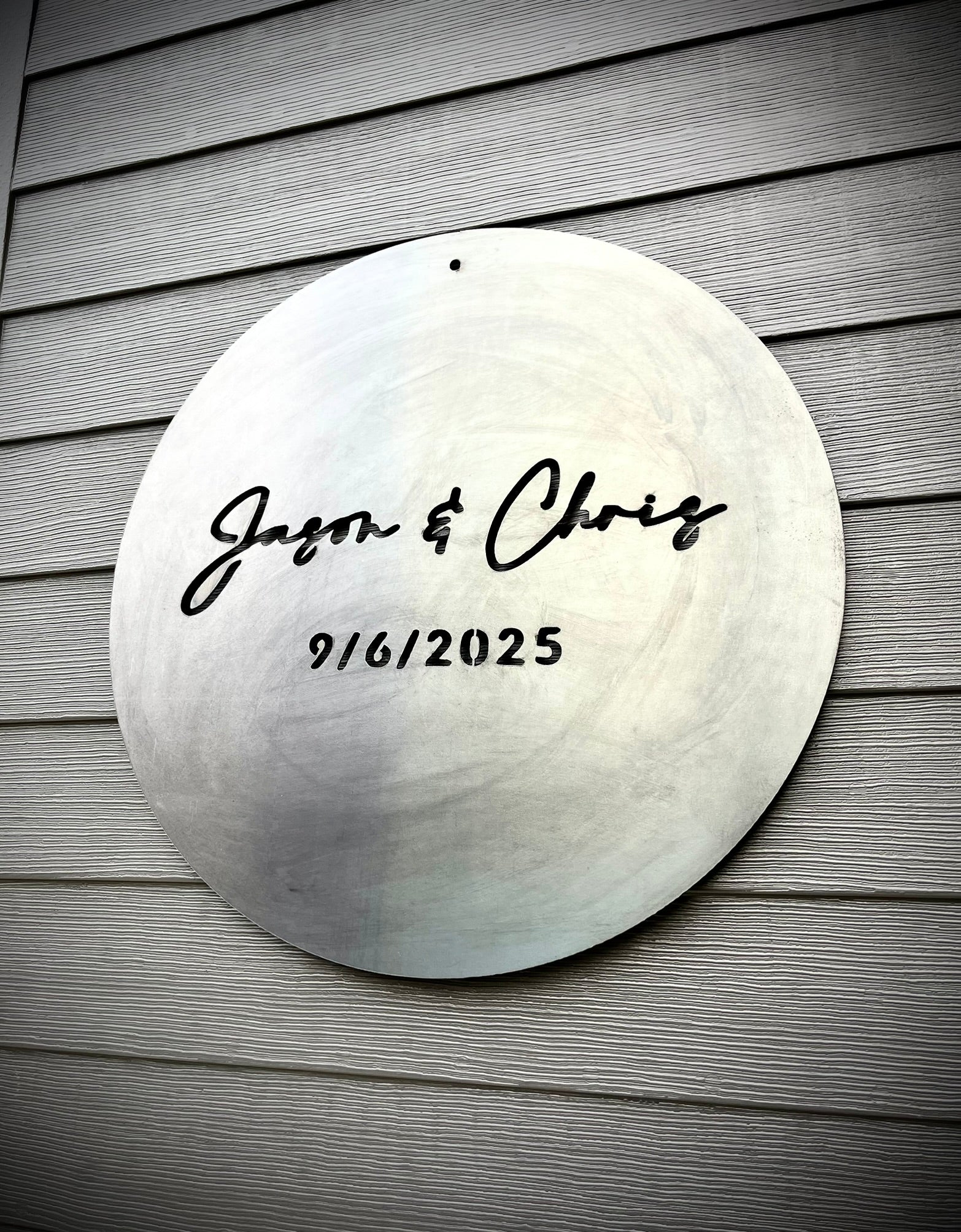 Personalized Steel Wedding & Anniversary Sign - Wall Art - anniversary gift - christmas - Northern Forge, LLC