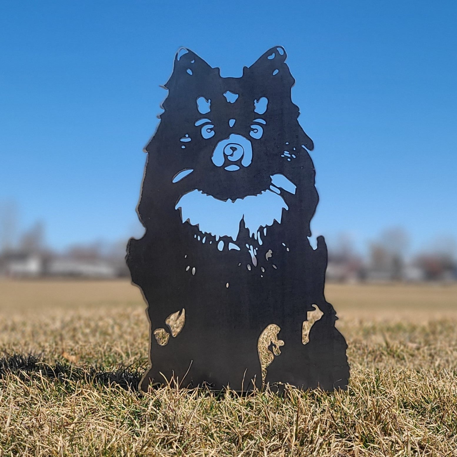 Pomeranian Metal Art – Handcrafted Dog Décor - My Metal Rescue - Shopify Collective - Northern Forge, LLC