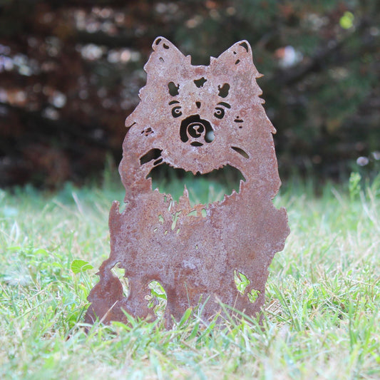 Pomeranian Metal Art – Handcrafted Dog Décor - My Metal Rescue - Shopify Collective - Northern Forge, LLC