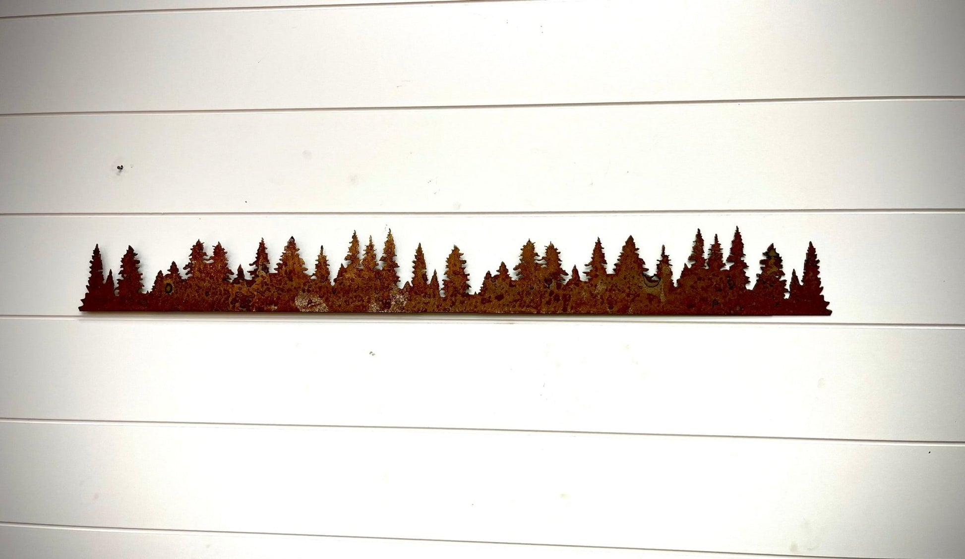 Raw Steel Pine Forest - Wall Art - home - home decor - Northern Forge, LLC