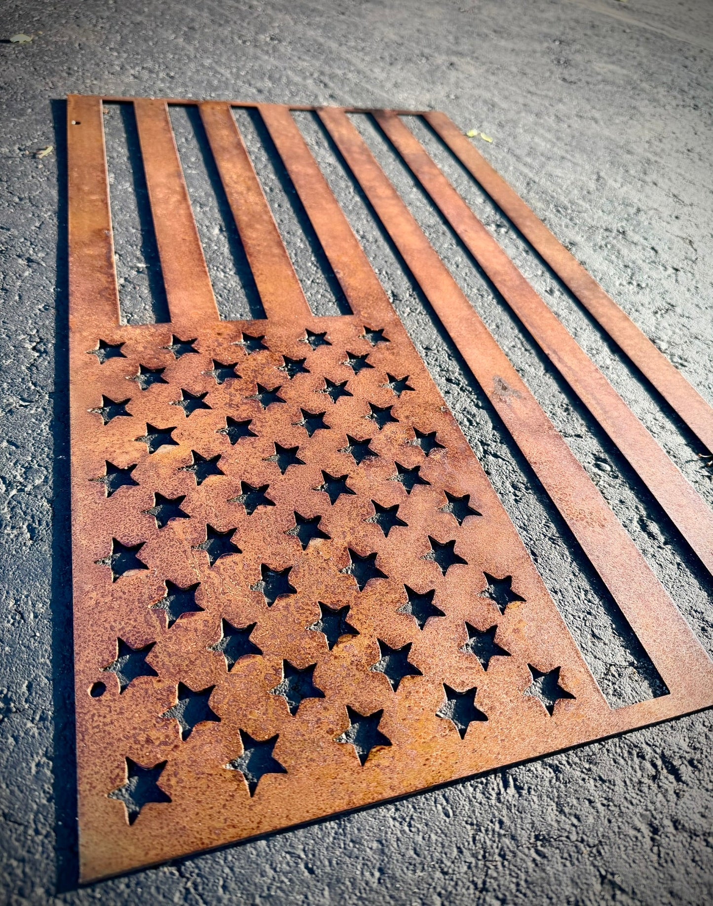 Rusty American Flag - distressed flag - flag - Northern Forge, LLC