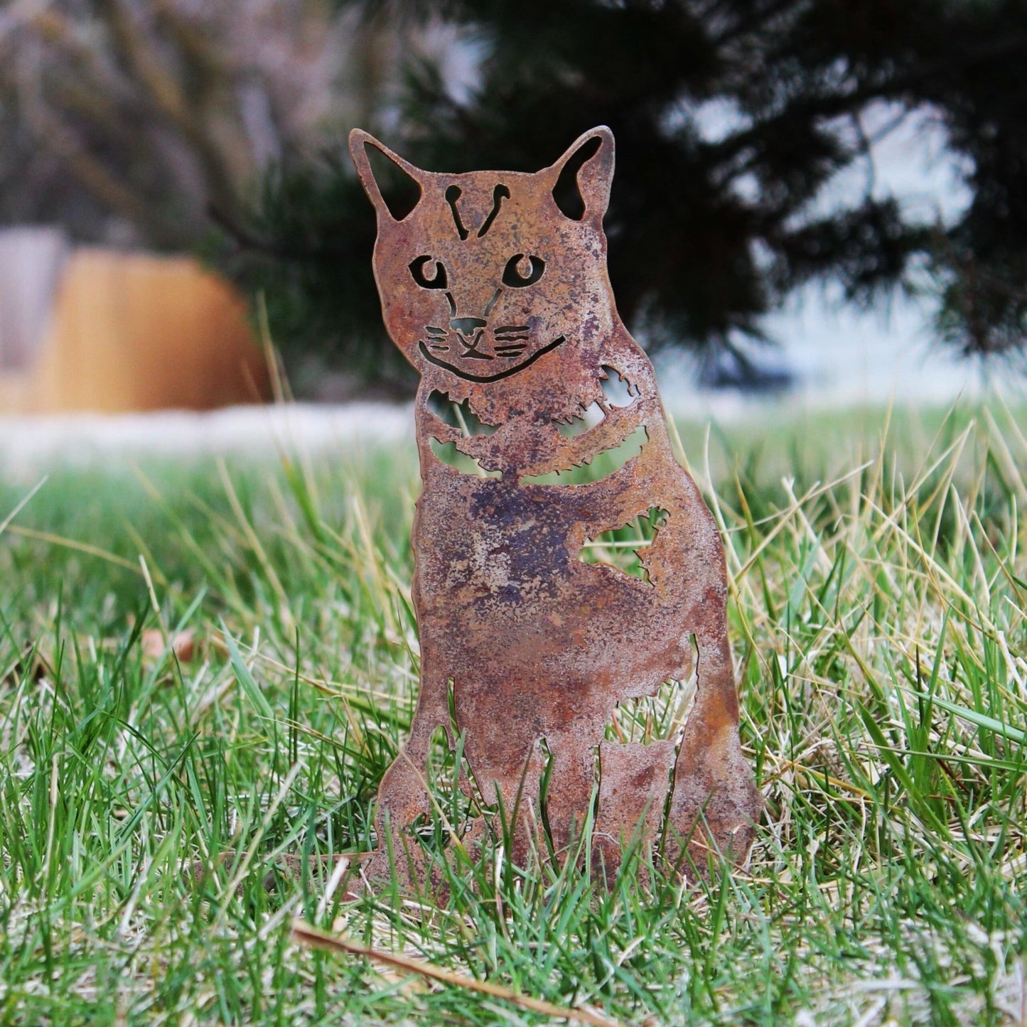 Shorthair Tabby Metal Art – Handcrafted Cat Décor - My Metal Rescue - Shopify Collective - Northern Forge, LLC
