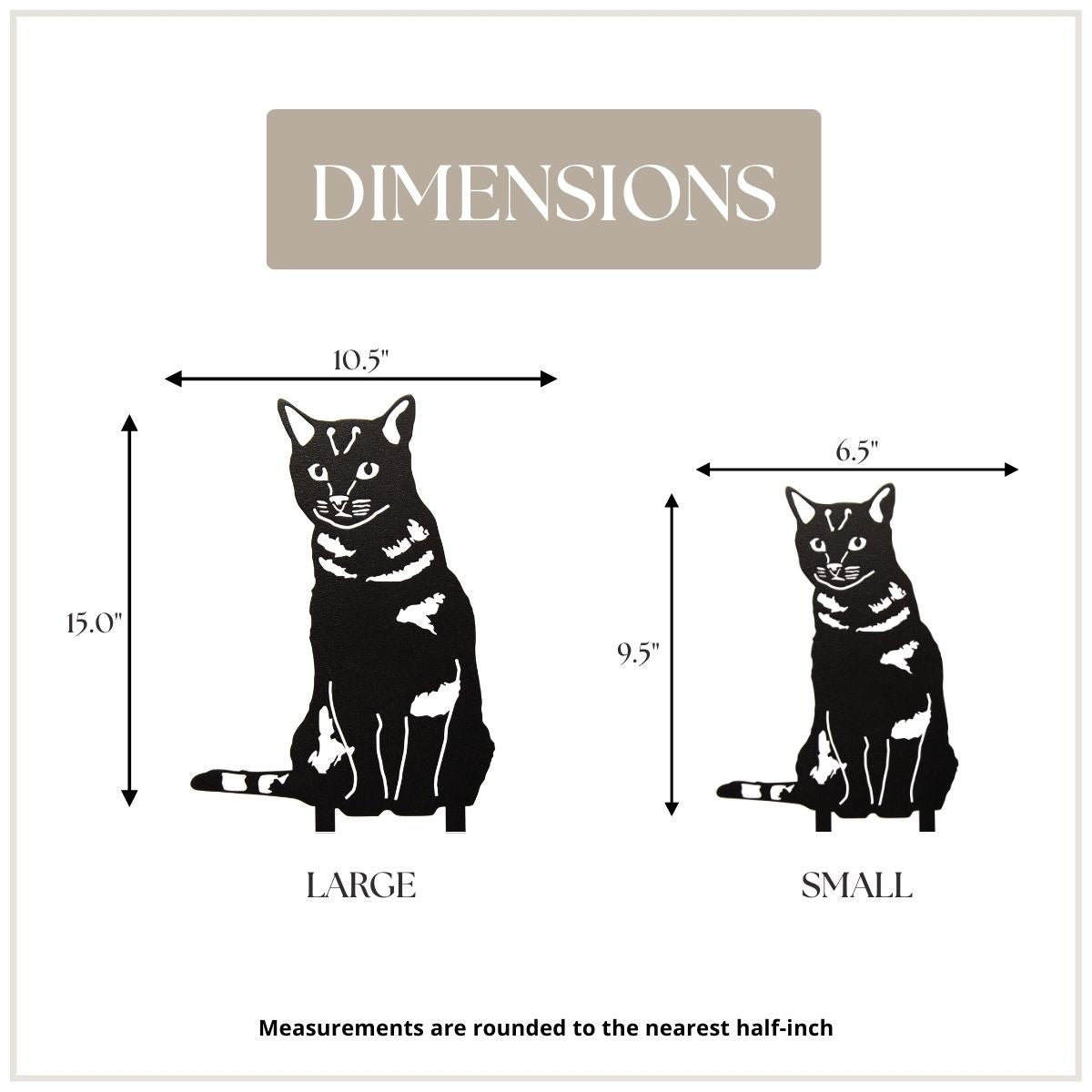 Shorthair Tabby Metal Art – Handcrafted Cat Décor - My Metal Rescue - Shopify Collective - Northern Forge, LLC