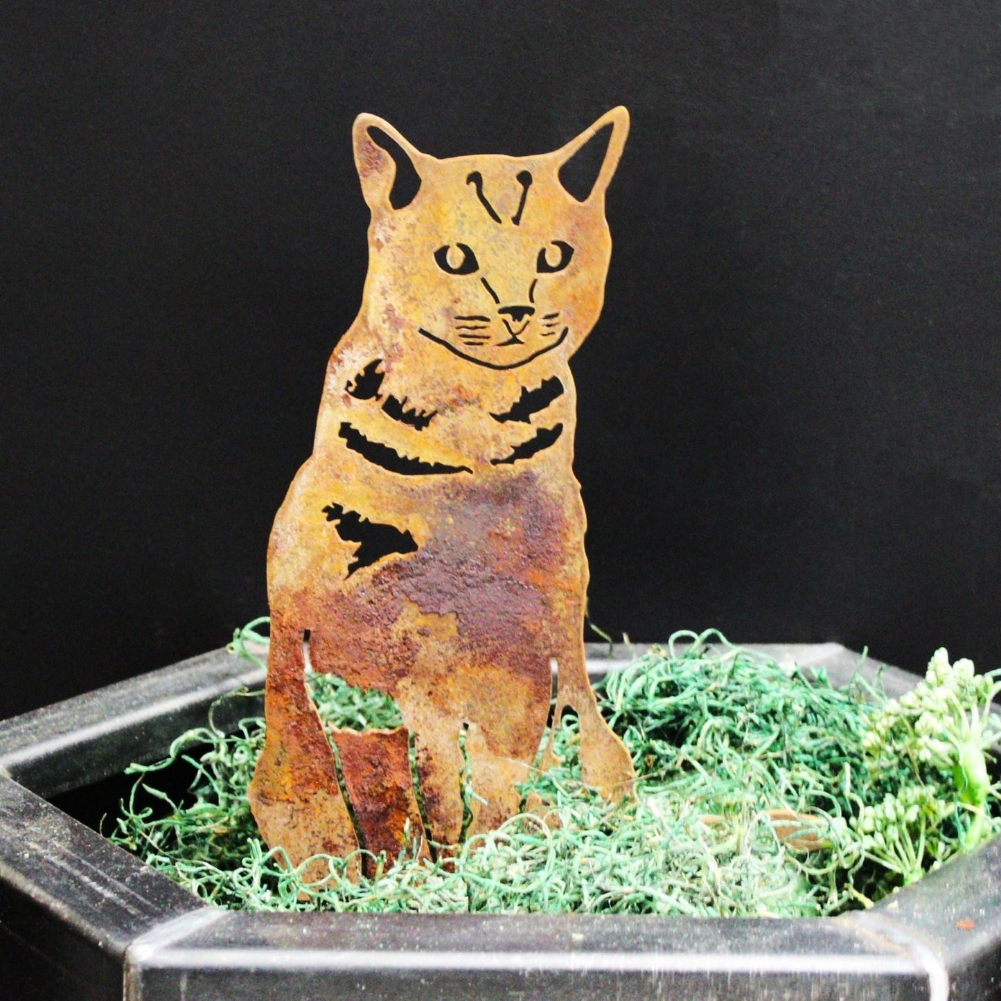 Shorthair Tabby Metal Art – Handcrafted Cat Décor - My Metal Rescue - Shopify Collective - Northern Forge, LLC