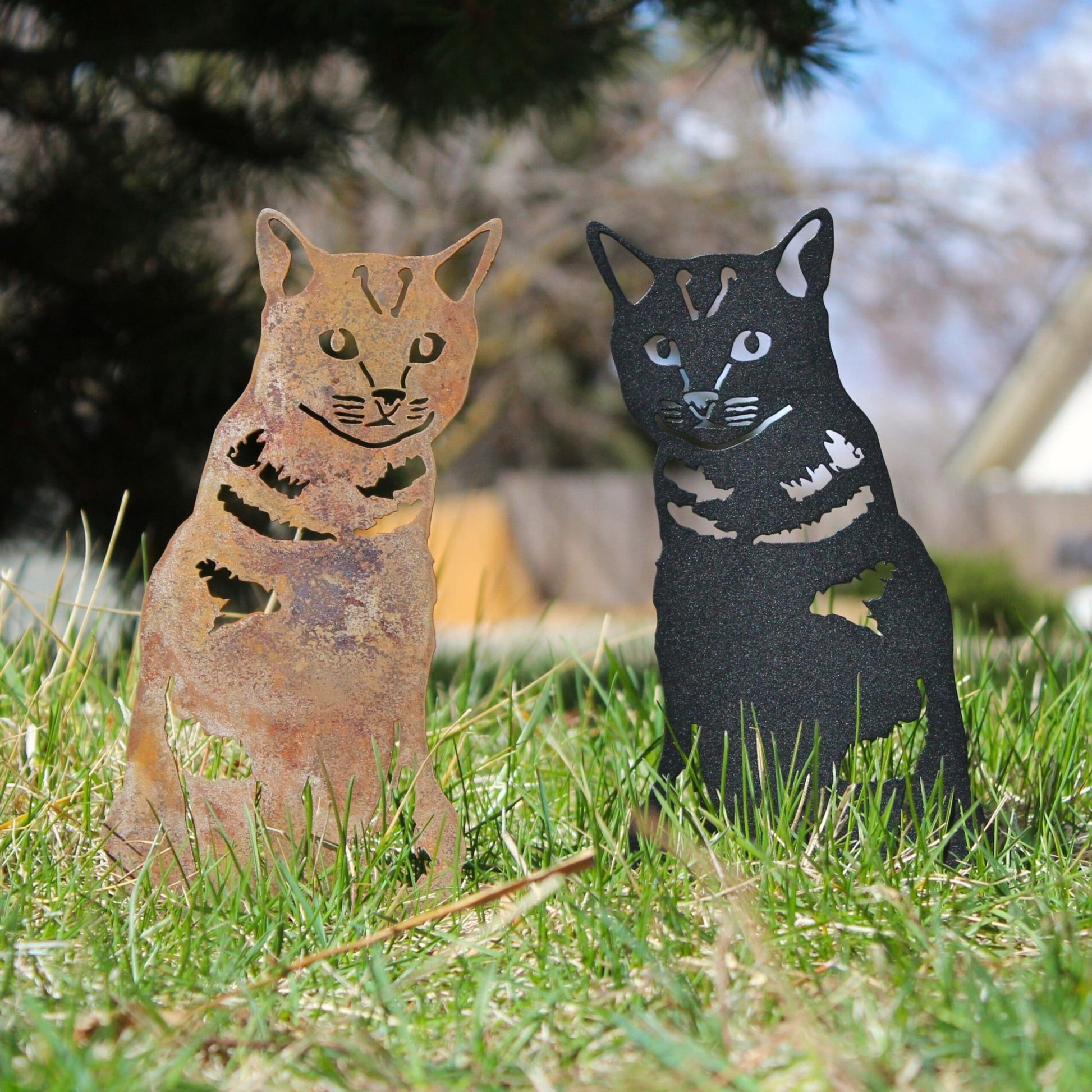 Shorthair Tabby Metal Art – Handcrafted Cat Décor - My Metal Rescue - Shopify Collective - Northern Forge, LLC