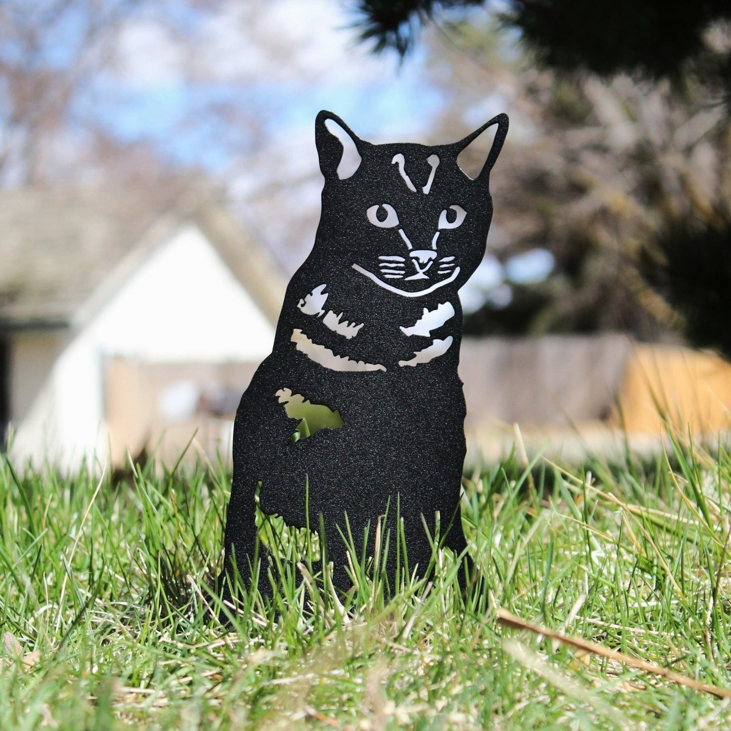 Shorthair Tabby Metal Art – Handcrafted Cat Décor - My Metal Rescue - Shopify Collective - Northern Forge, LLC