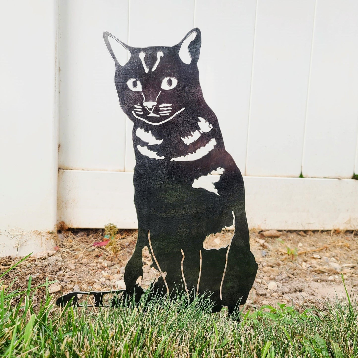 Shorthair Tabby Metal Art – Handcrafted Cat Décor - My Metal Rescue - Shopify Collective - Northern Forge, LLC