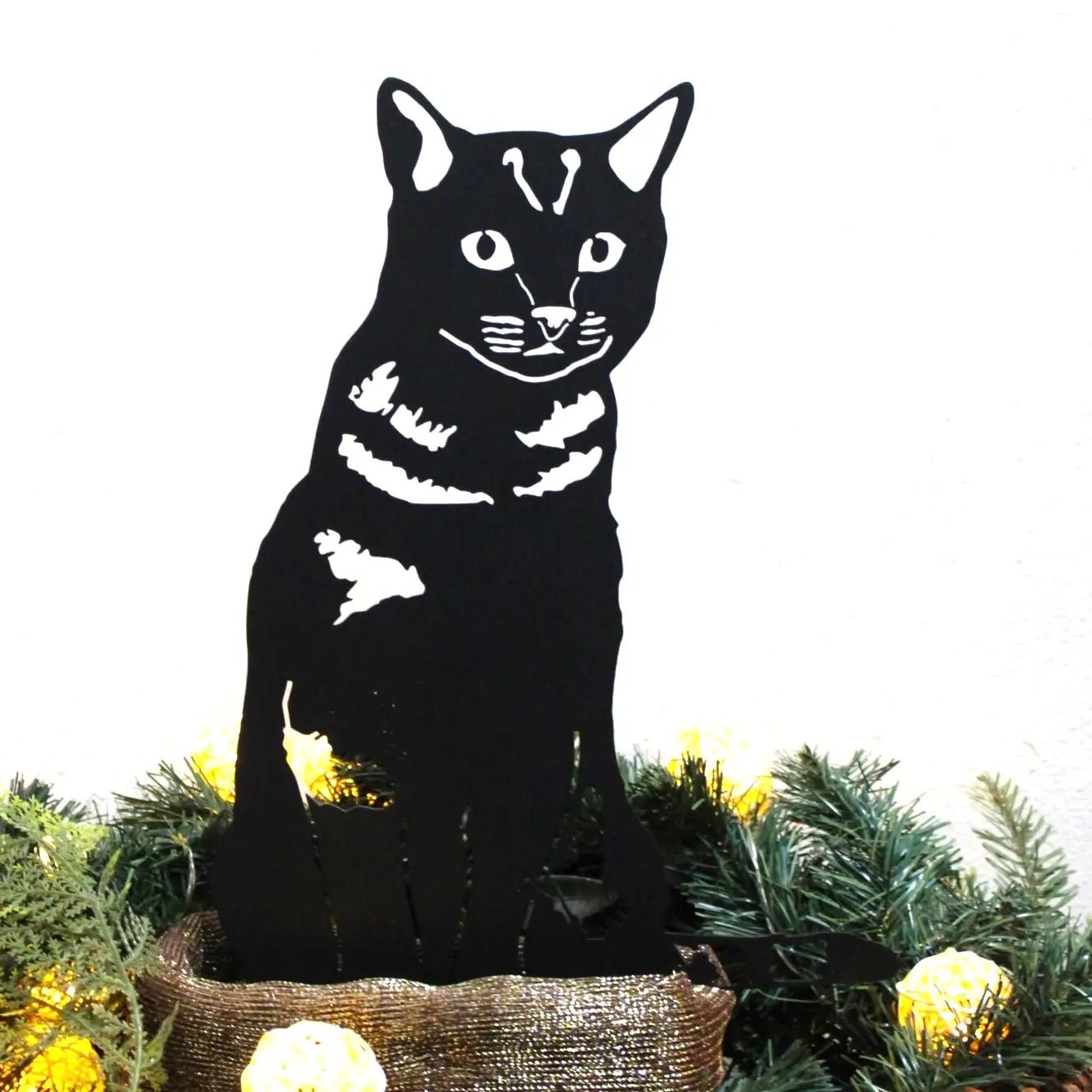 Shorthair Tabby Metal Art – Handcrafted Cat Décor - My Metal Rescue - Shopify Collective - Northern Forge, LLC