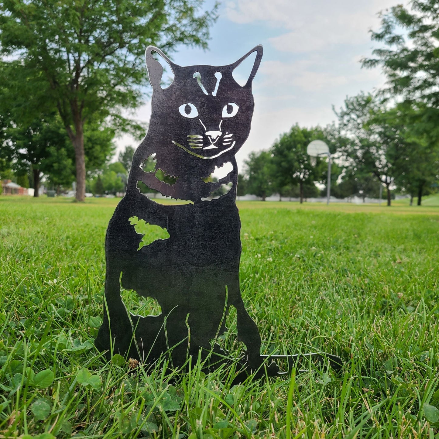 Shorthair Tabby Metal Art – Handcrafted Cat Décor - My Metal Rescue - Shopify Collective - Northern Forge, LLC