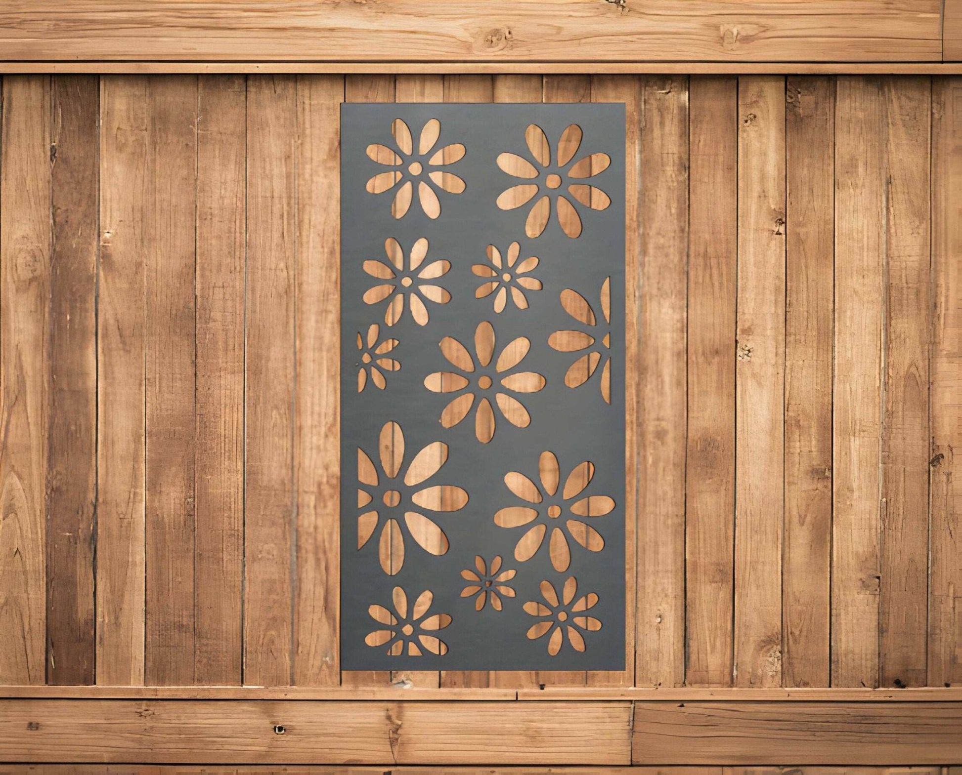 Siena Metal Trellis/Privacy Screen - Coastal Metal Art & Design - metal trellis - Northern Forge, LLC