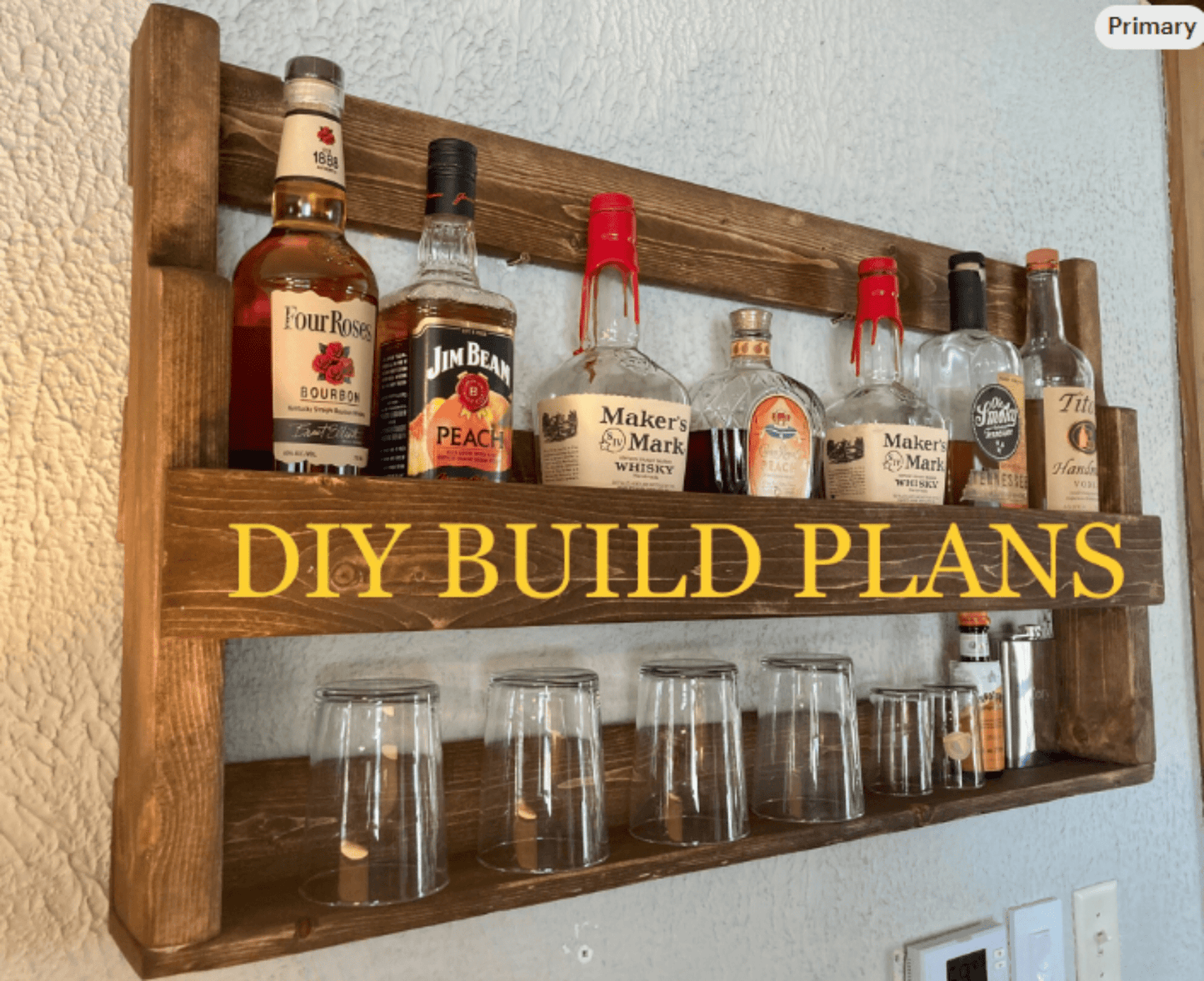 Simple Wall Bar Build Plans DIY - Step - by - Step PDF with Illustrations - 6 foot work bench - bar build plans - Northern Forge, LLC