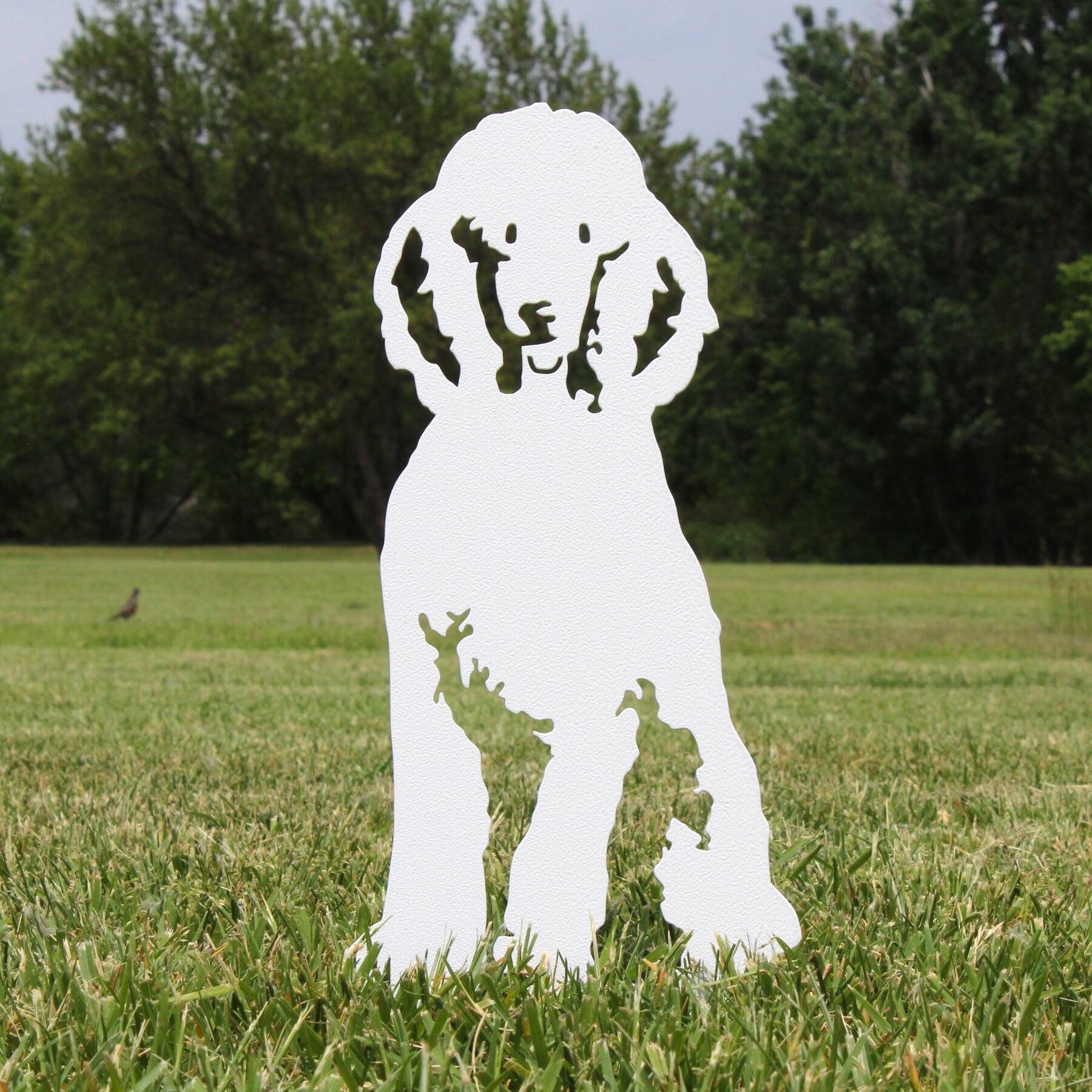 Special Edition *White* Poodle Metal Art – Handcrafted Dog Décor ...