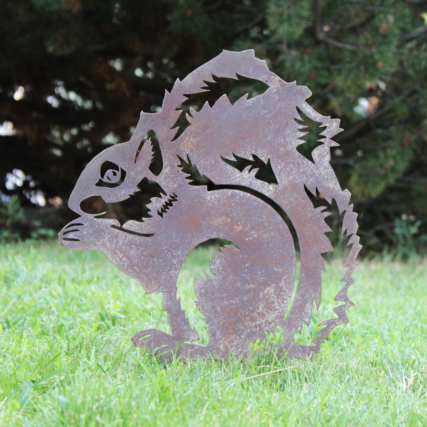 Squirrel Metal Art – Handcrafted Wildlife Décor - My Metal Rescue - Shopify Collective - Northern Forge, LLC