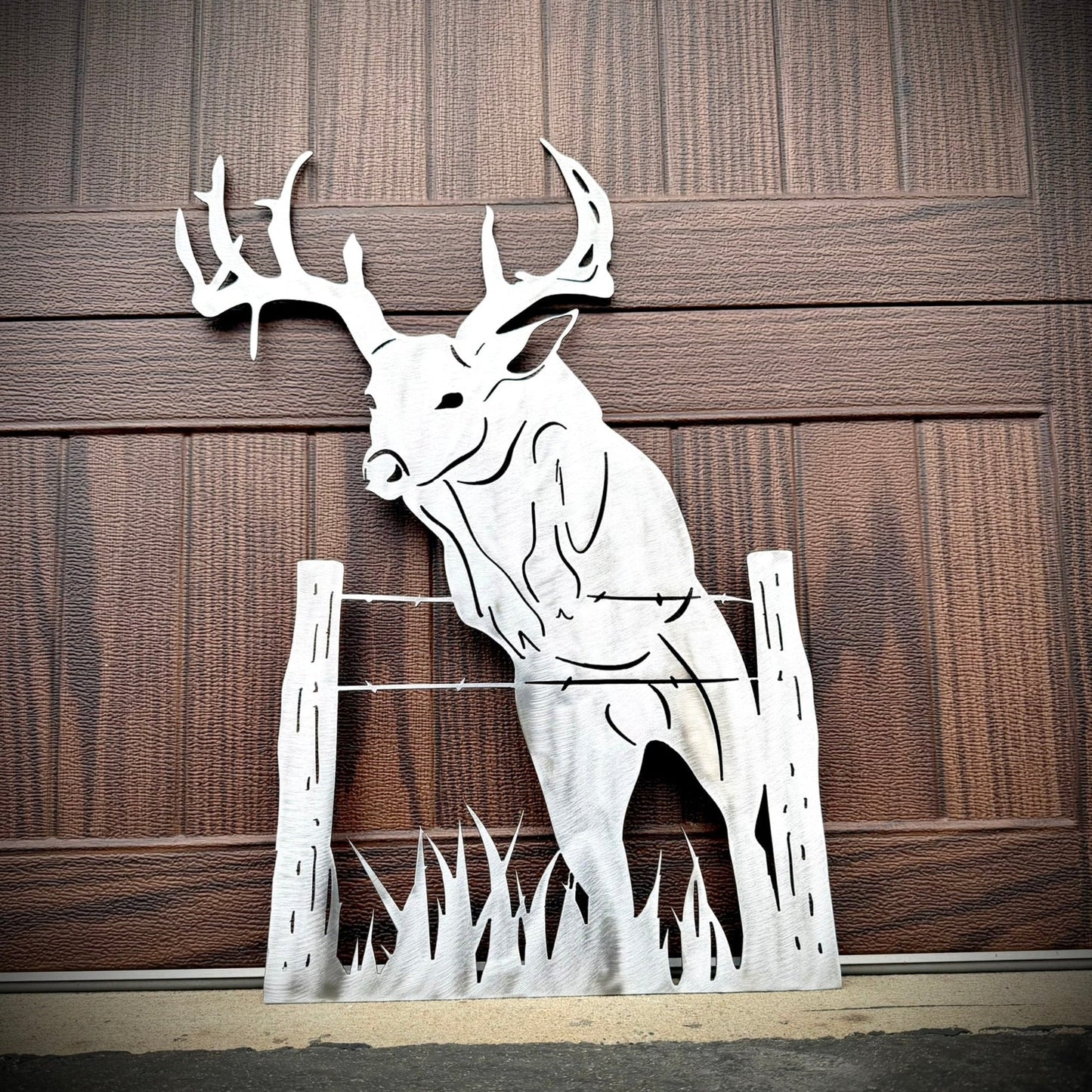 Steel Buck Jumping Fence - big game - buck jumping fence - Northern Forge, LLC