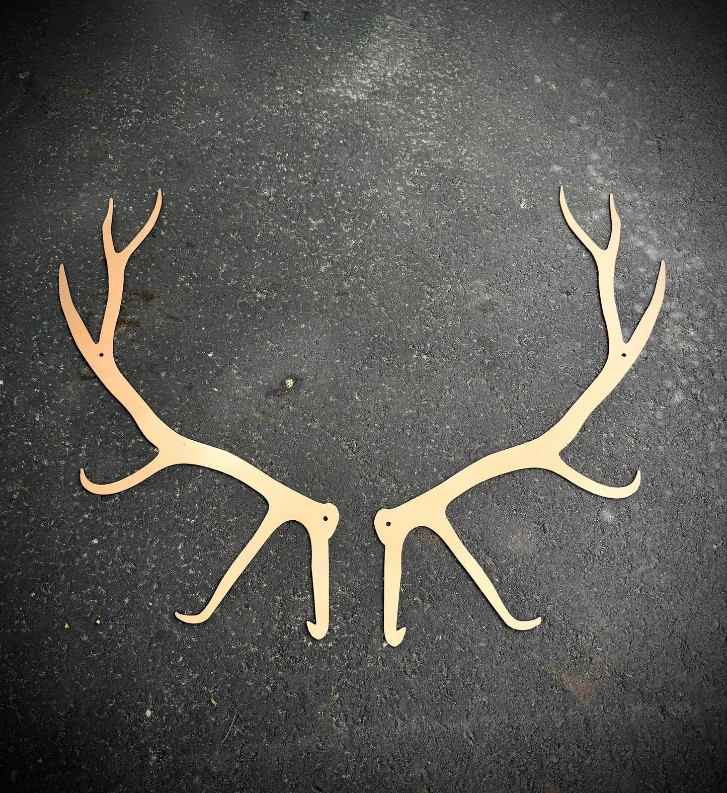 Steel Elk Antlers Wall Art - big game - hunt - Northern Forge, LLC