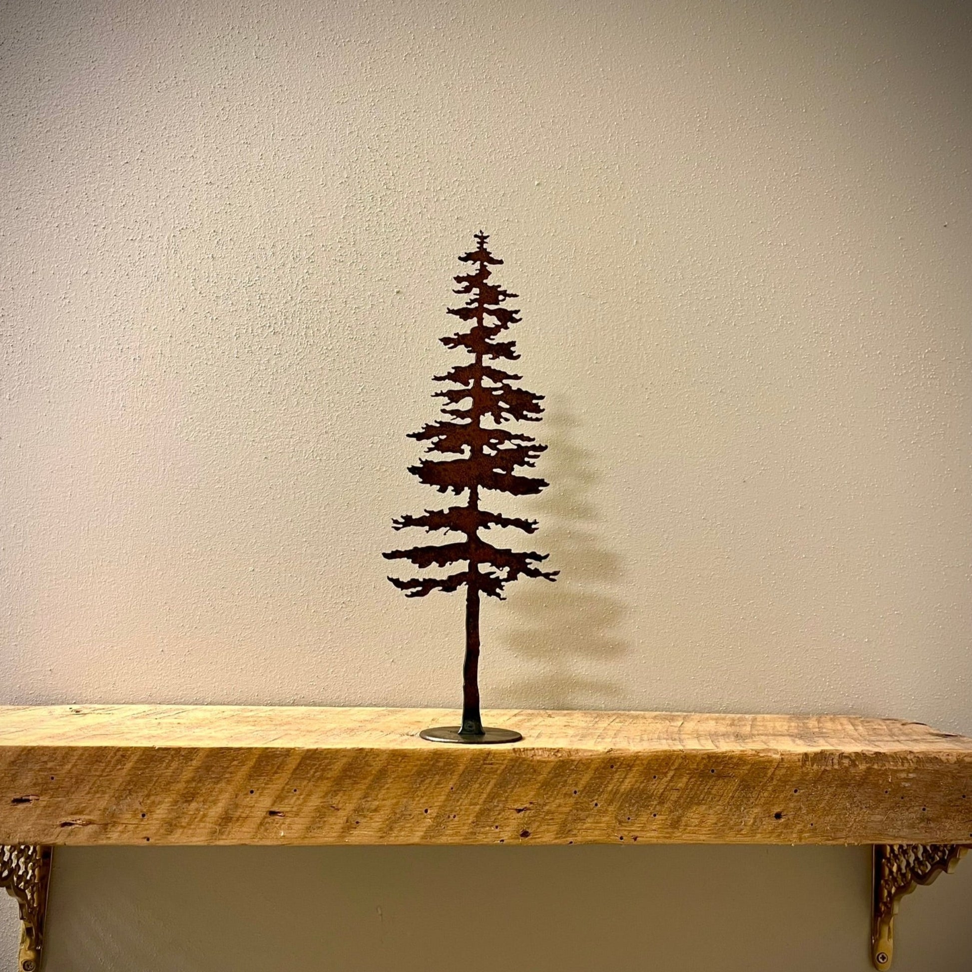 Steel Fir Tree - Mantel - home - home decor - Northern Forge, LLC