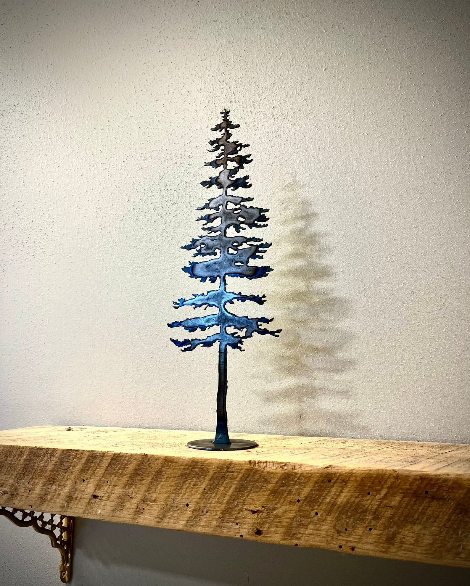 Steel Fir Tree - Mantel - home - home decor - Northern Forge, LLC