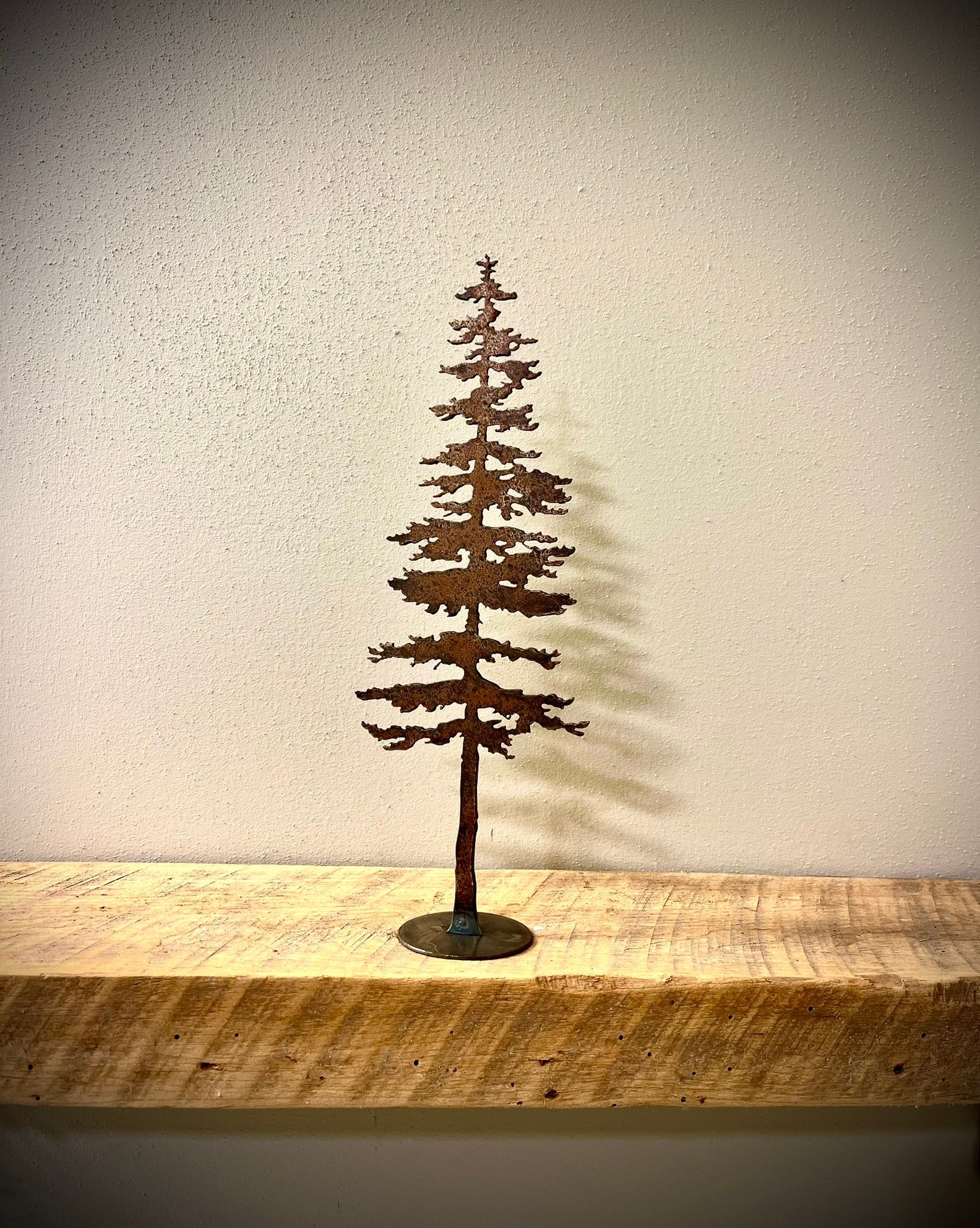 Steel Fir Tree - Mantel - home - home decor - Northern Forge, LLC