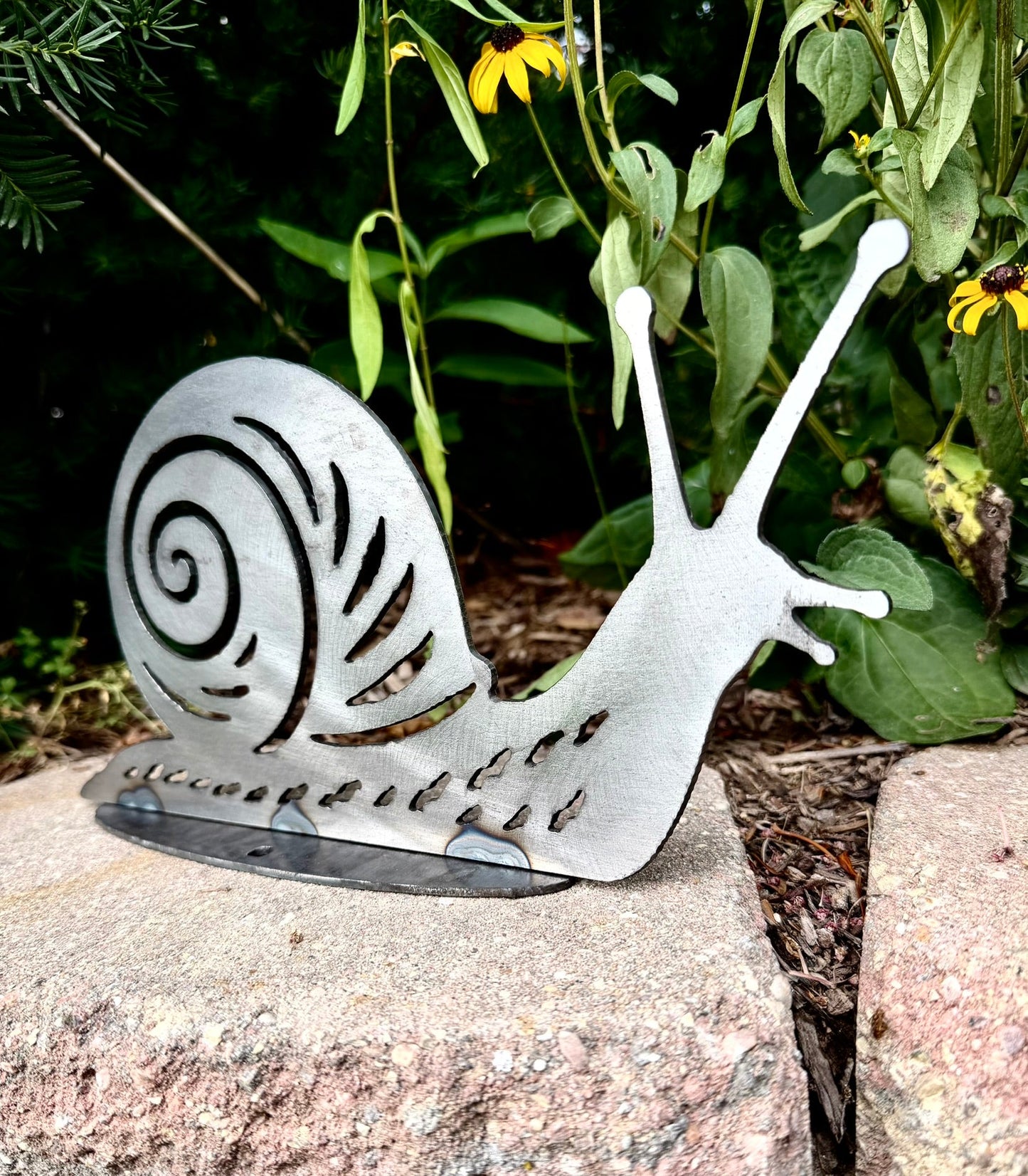 Steel Garden Snail | Multiple Sizes - garden - garden art - Northern Forge, LLC