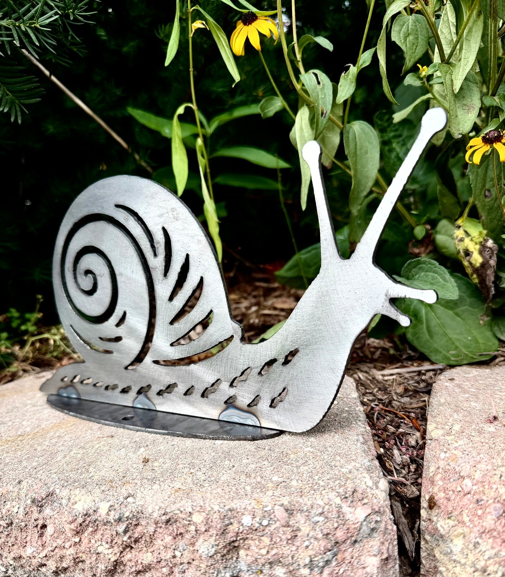 Steel Garden Snail | Multiple Sizes - garden - garden art - Northern Forge, LLC