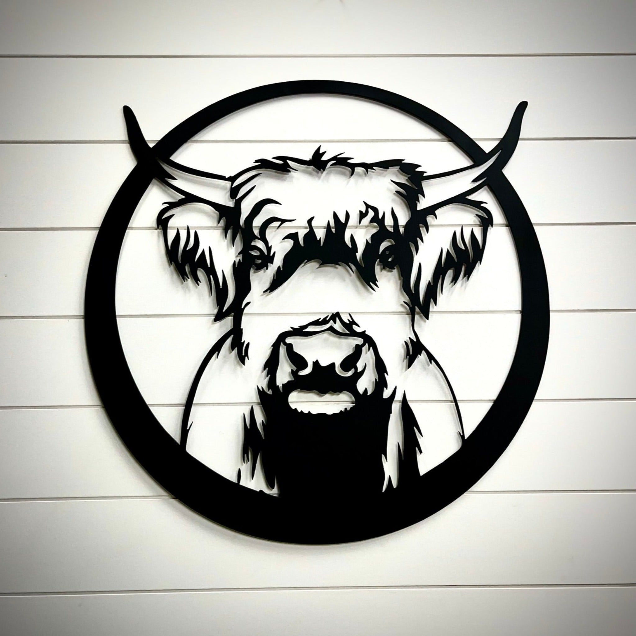 Steel Highland Cow Wall Art – Northern Forge, LLC