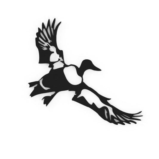 Steel Hollow Shoveler Duck Incoming | Wall Art - duck decals - hunt - Northern Forge, LLC