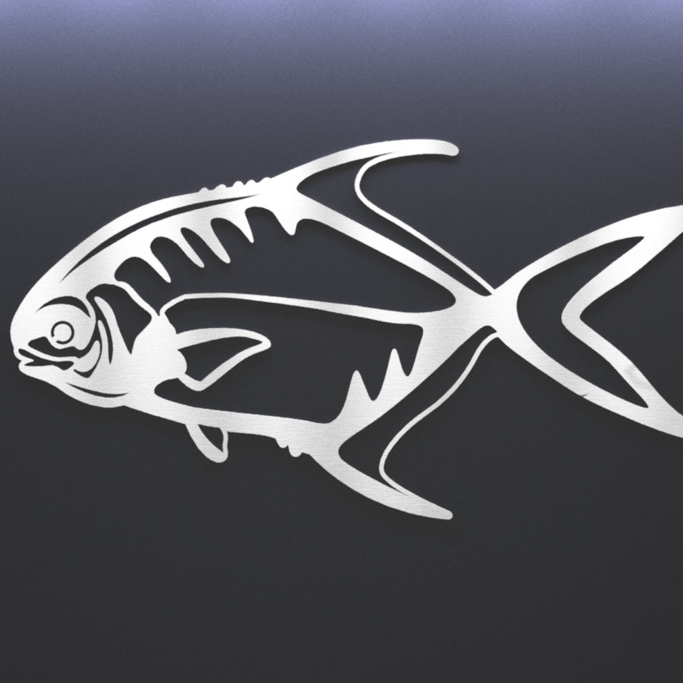 Permit Fish Sticker Steel Permit Fish Wall Art – Northern Forge, LLC