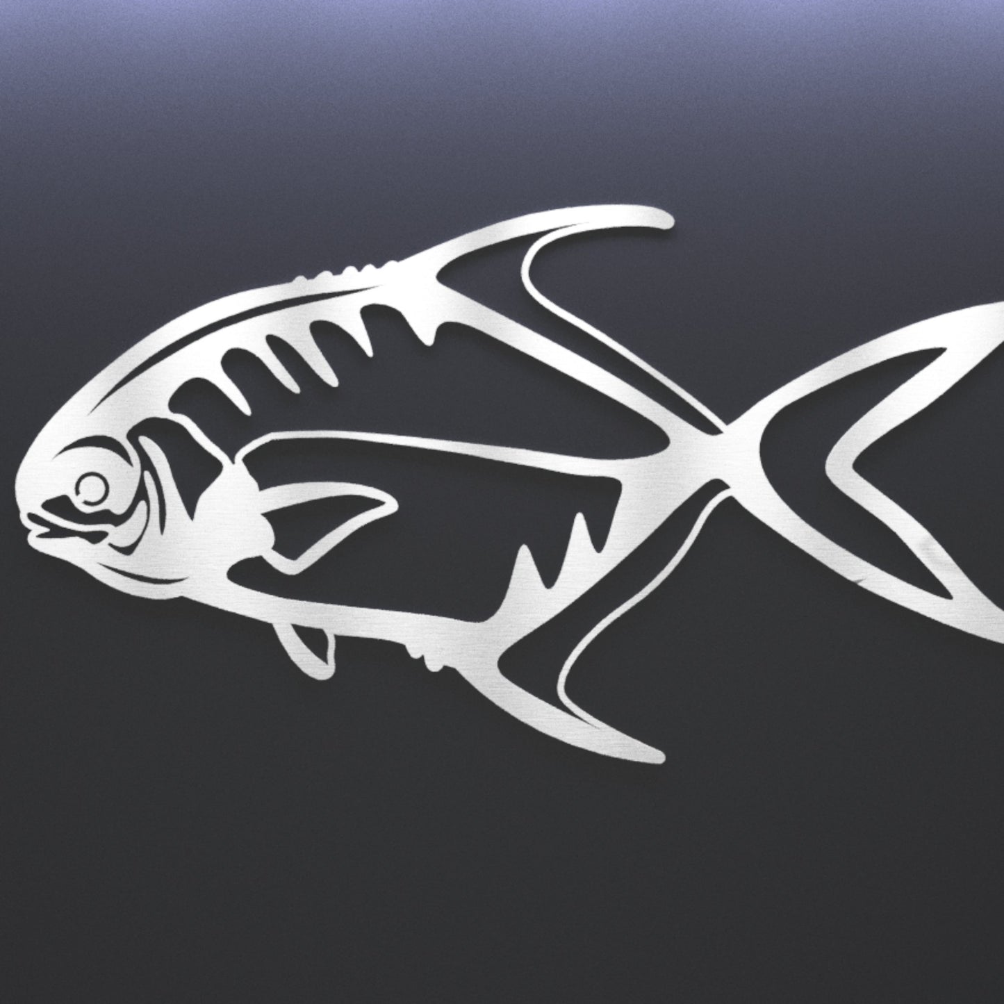 Steel Permit Fish Wall Art - beach house art - cabin sign - Northern Forge, LLC