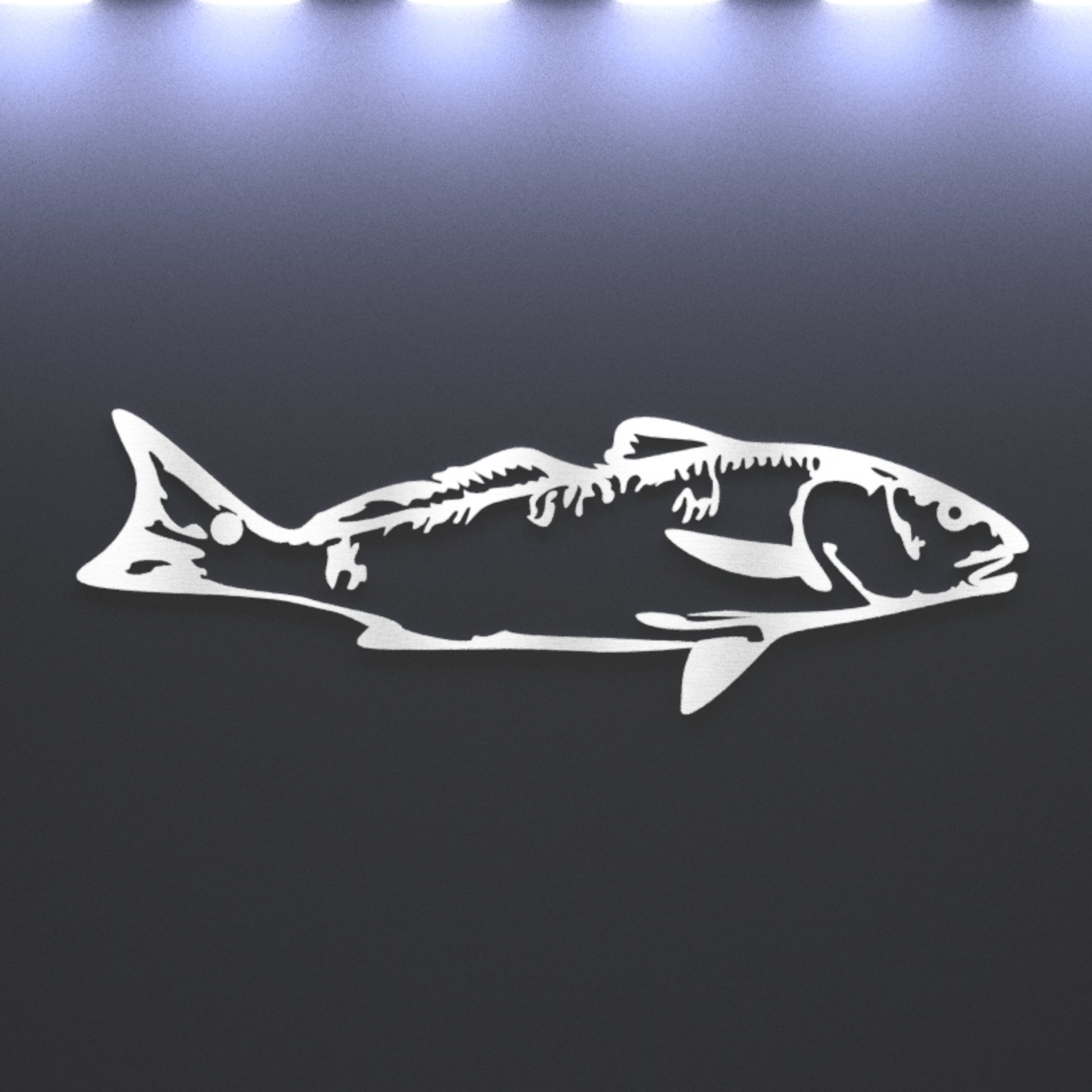 Steel Redfish (Drum) Wall Art - beach house art - cabin sign - Northern Forge, LLC