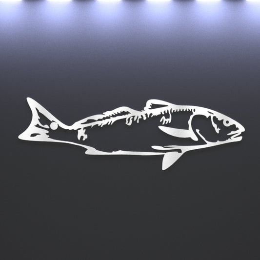 Steel Redfish (Drum) Wall Art - beach house art - cabin sign - Northern Forge, LLC