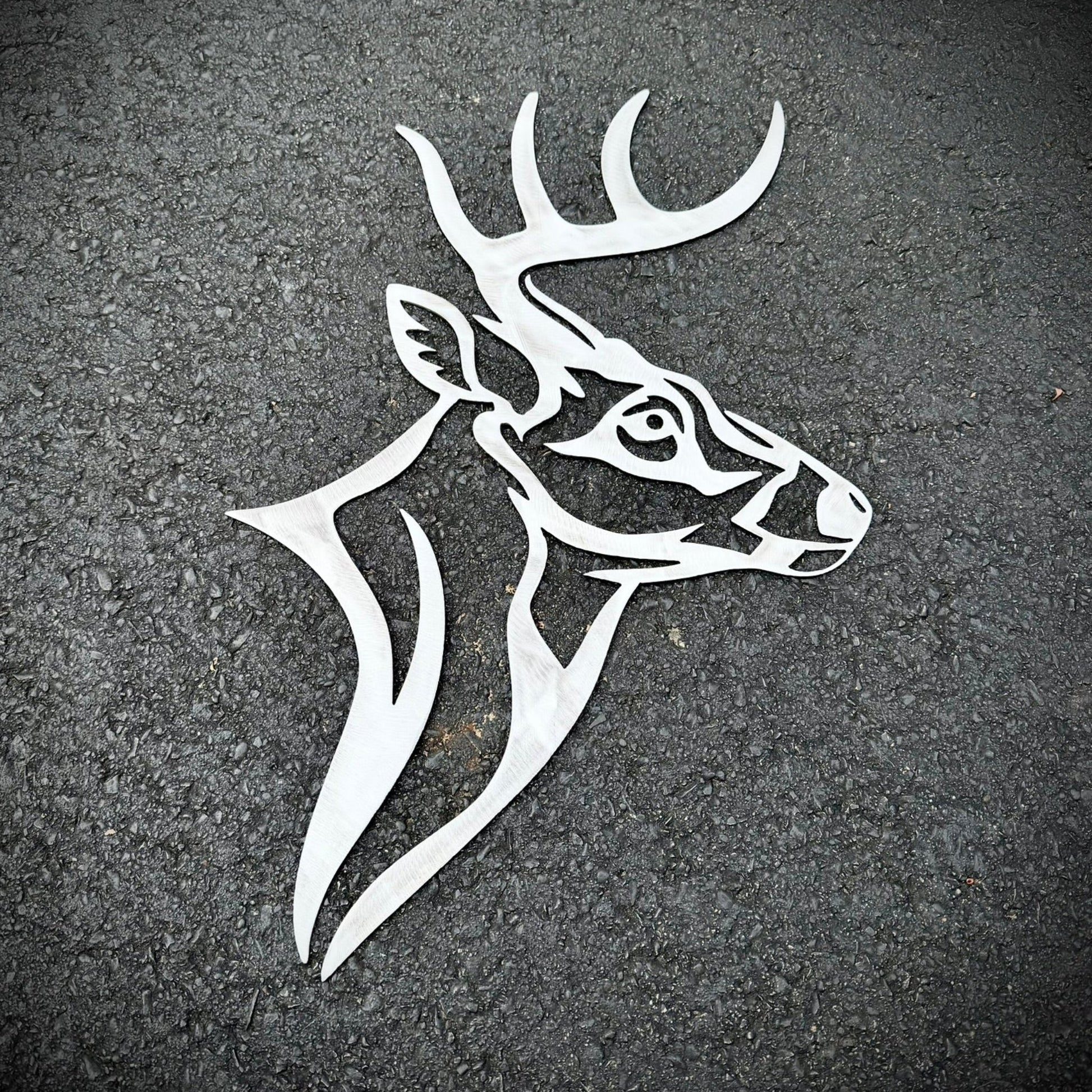 Steel Whitetail Buck Wall Art - big game - hunt - Northern Forge, LLC