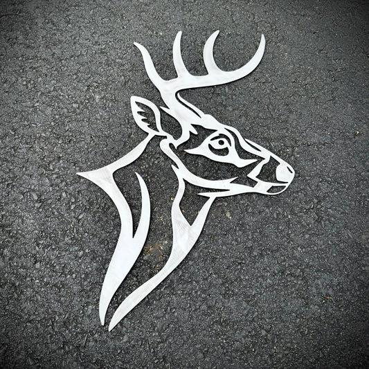 Steel Whitetail Buck Wall Art - big game - hunt - Northern Forge, LLC