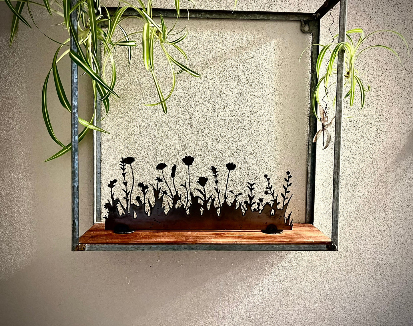 Steel Wildflowers - Mantel - home - home decor - Northern Forge, LLC