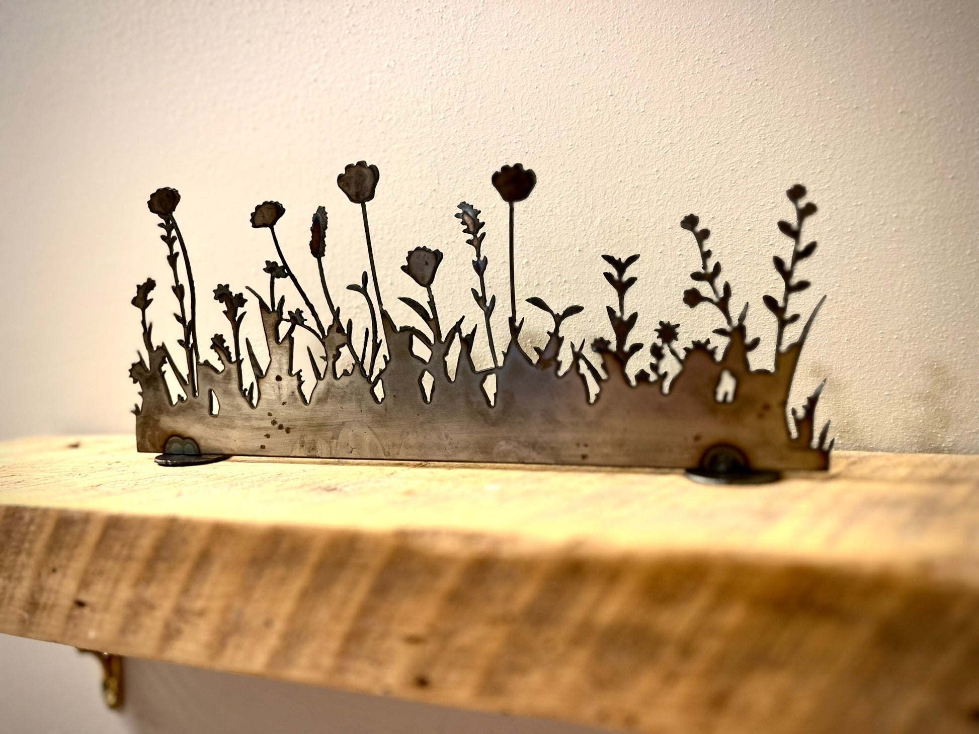 Steel Wildflowers - Mantel - home - home decor - Northern Forge, LLC