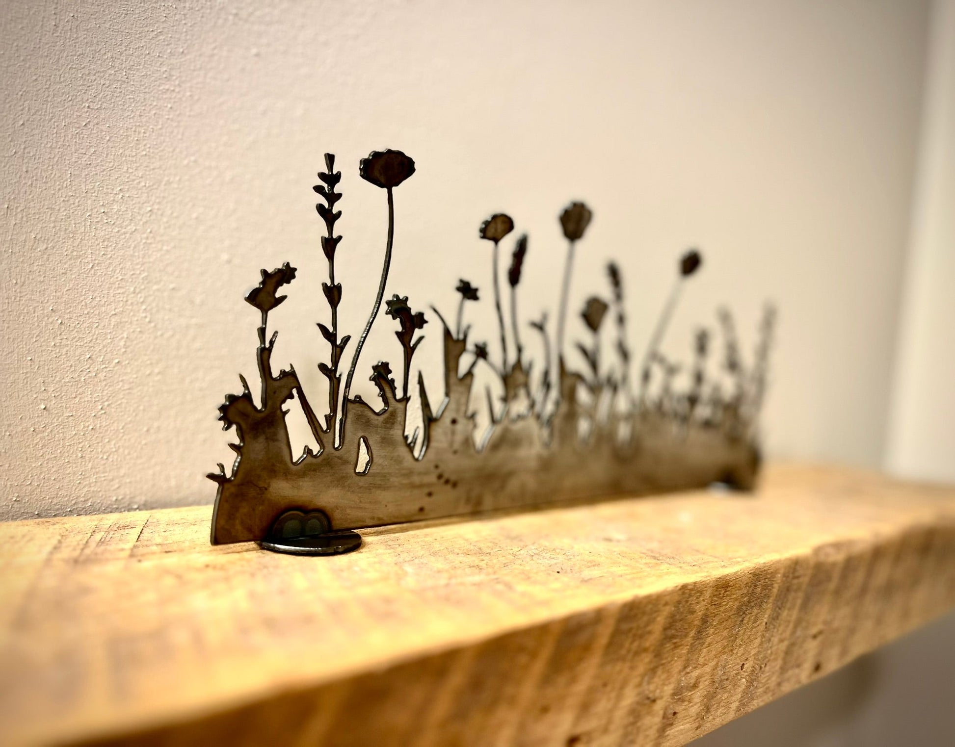 Steel Wildflowers - Mantel - home - home decor - Northern Forge, LLC