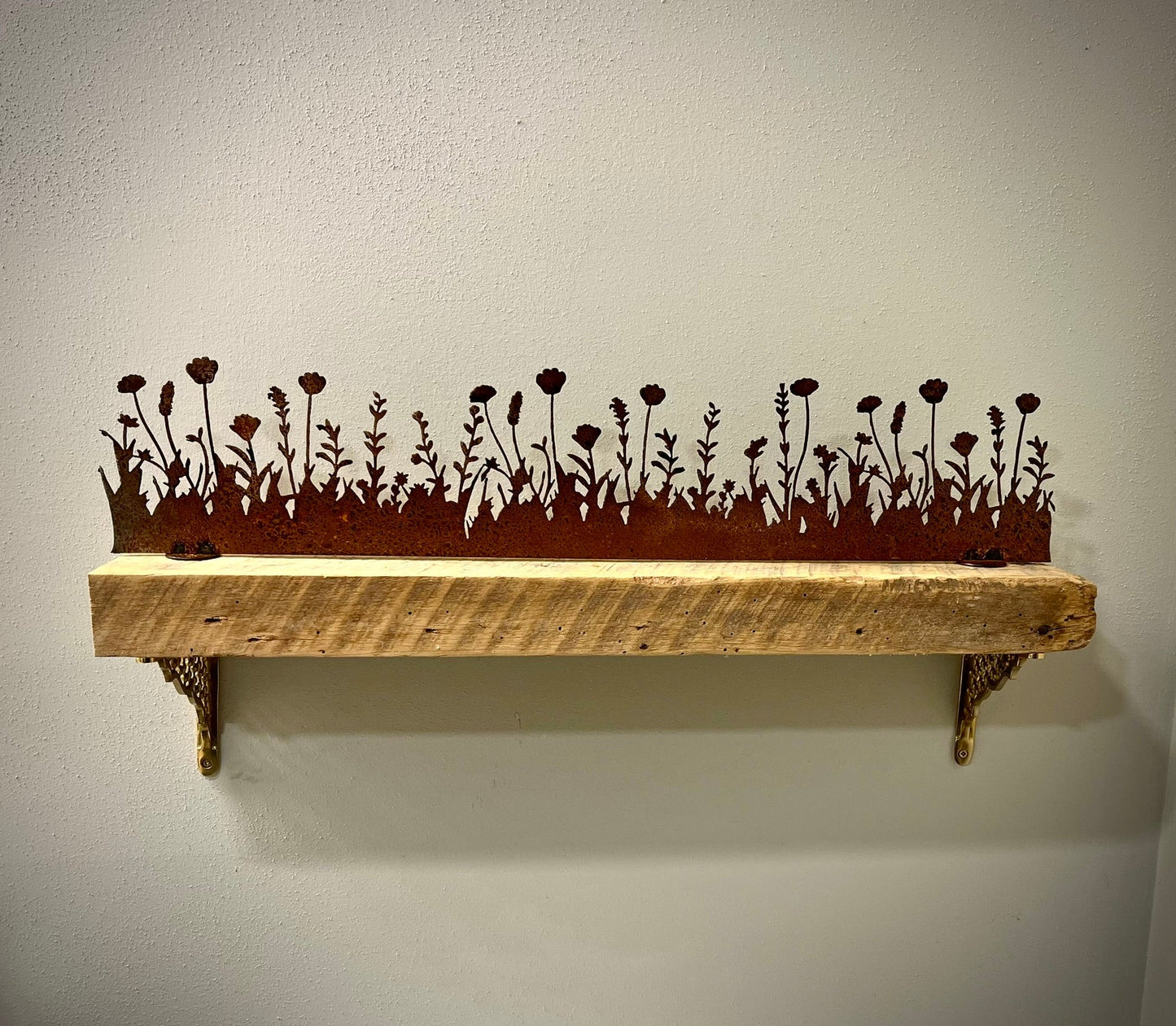 Steel Wildflowers - Mantel - home - home decor - Northern Forge, LLC