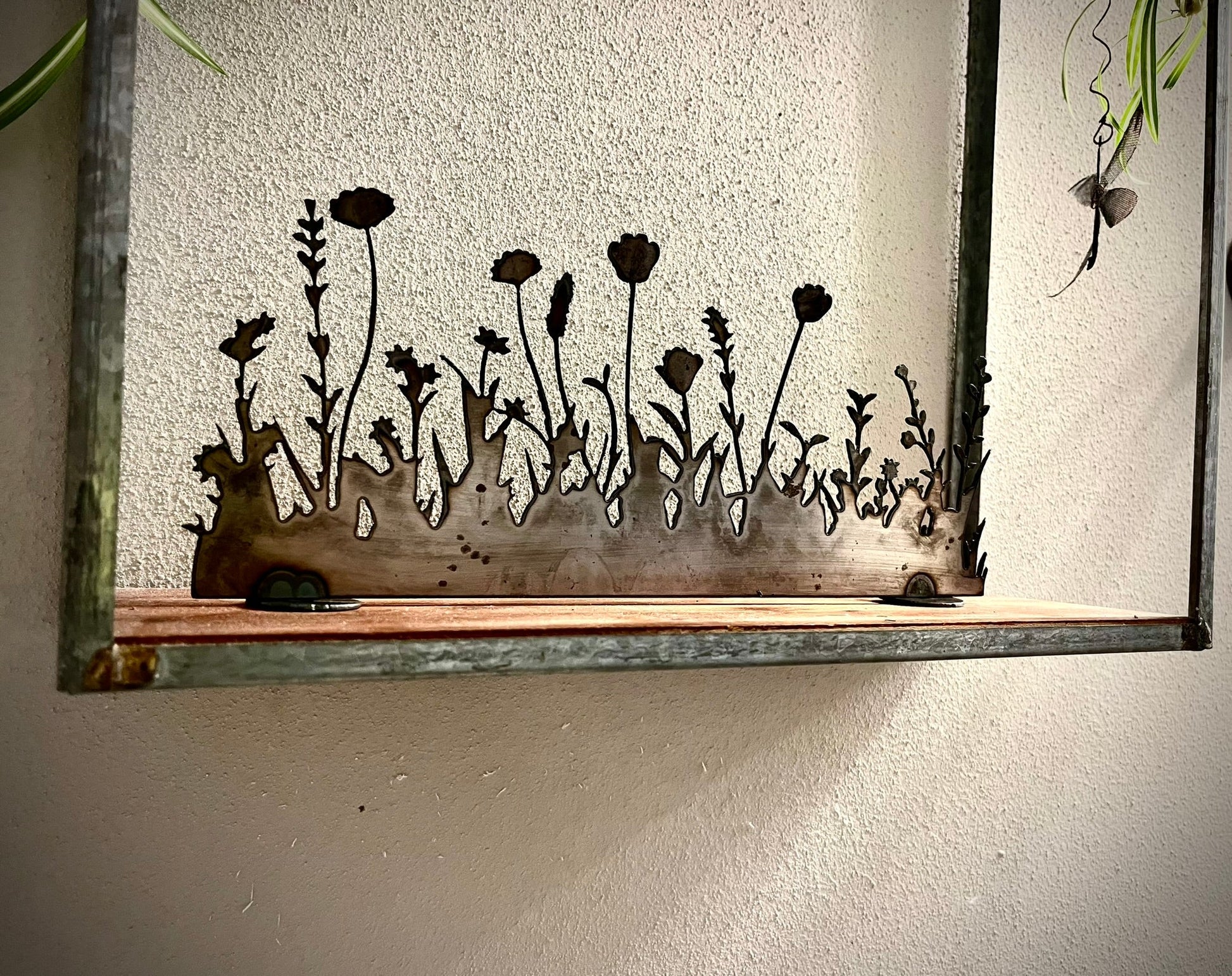 Steel Wildflowers - Mantel - home - home decor - Northern Forge, LLC