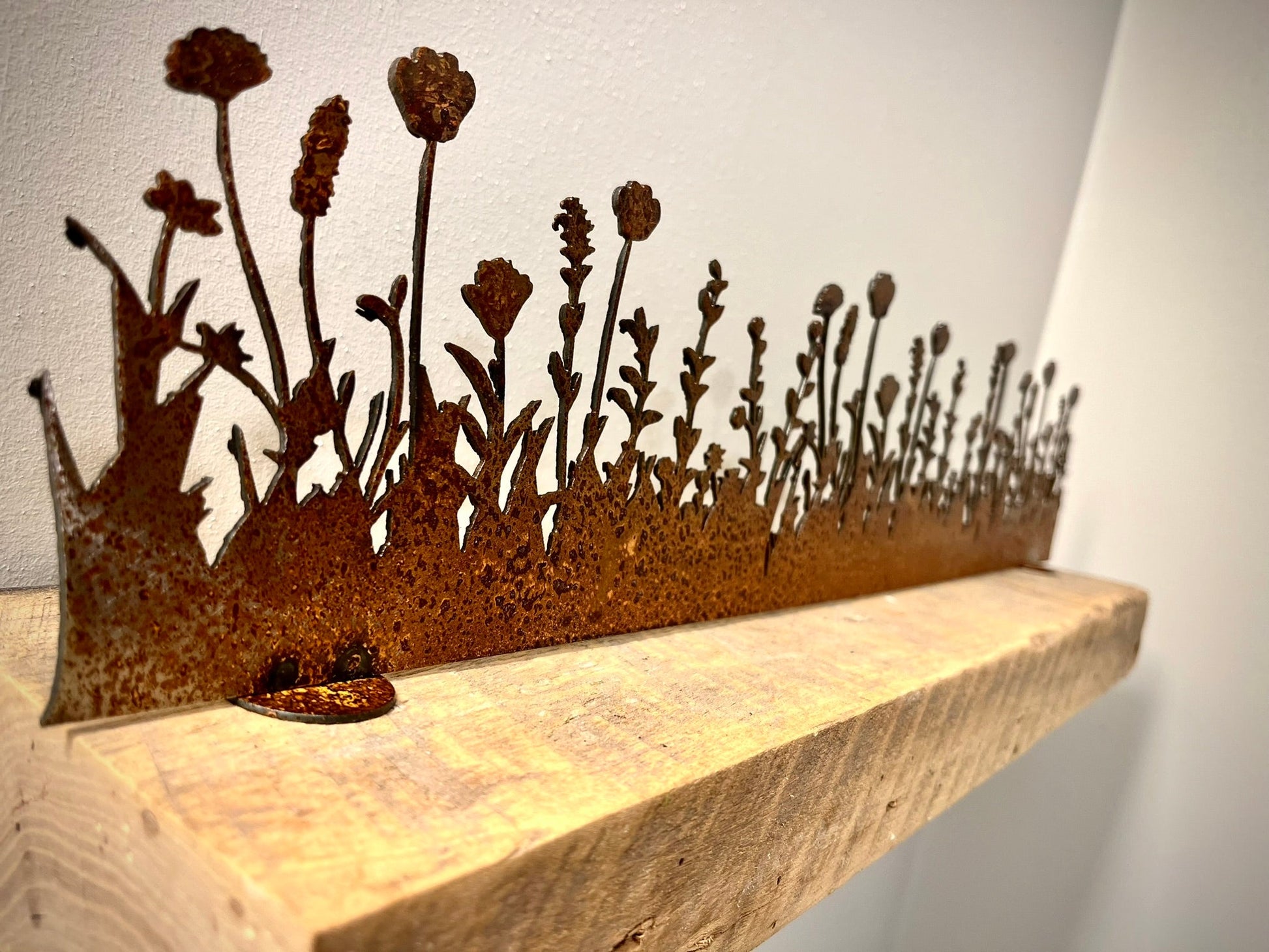 Steel Wildflowers - Mantel - home - home decor - Northern Forge, LLC