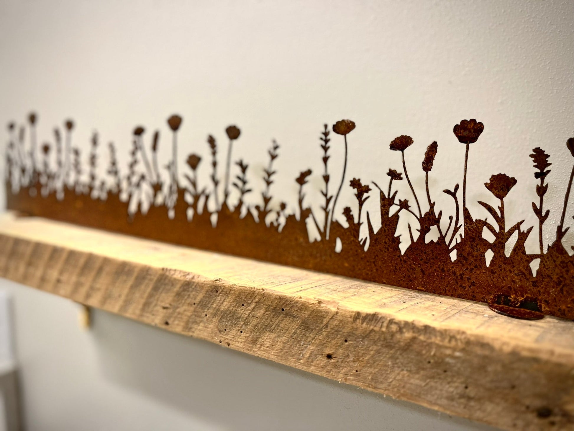 Steel Wildflowers - Mantel - home - home decor - Northern Forge, LLC