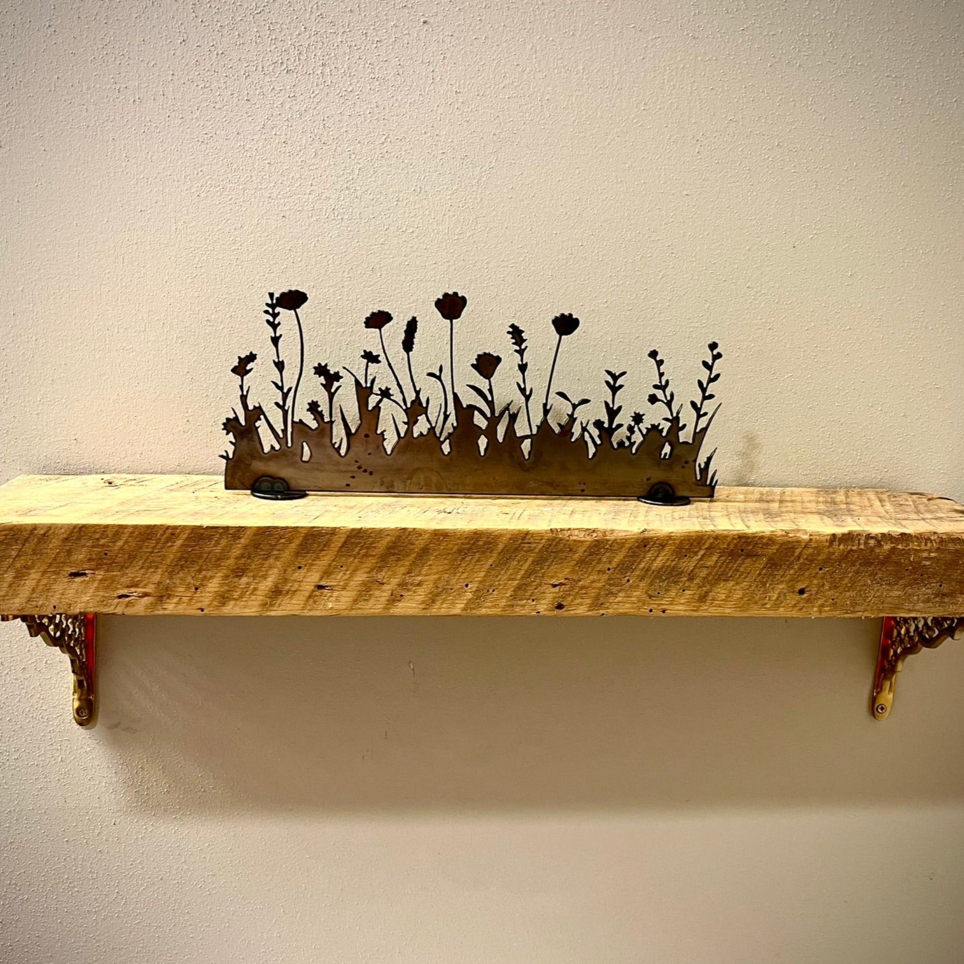 Steel Wildflowers - Mantel - home - home decor - Northern Forge, LLC