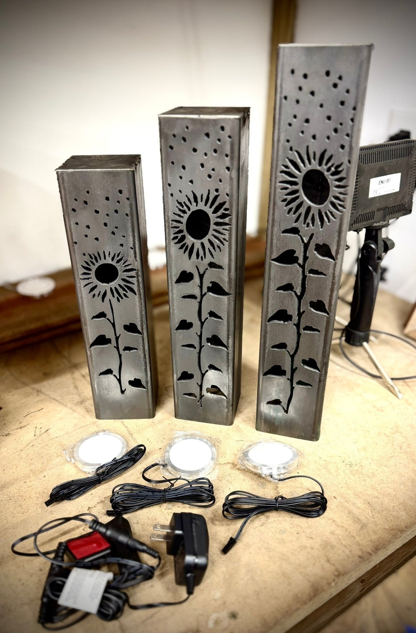 Sunflowers Under the Stars Indoor Luminary | Multiple Sizes - home decor - indoor - Northern Forge, LLC