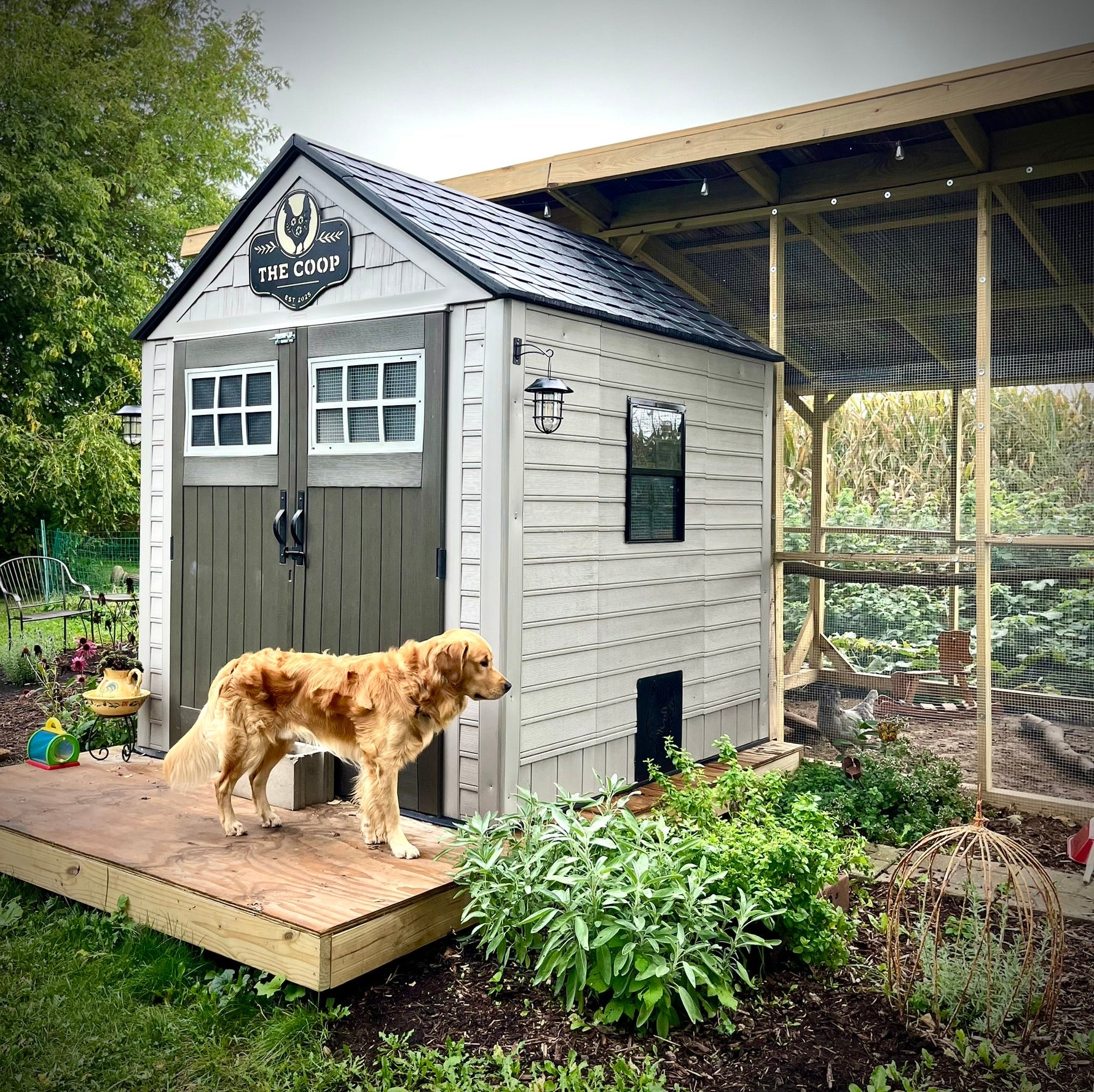 The Coop Sign - Layered Steel - Customizable - chicken coop - chicken coop sign - Northern Forge, LLC