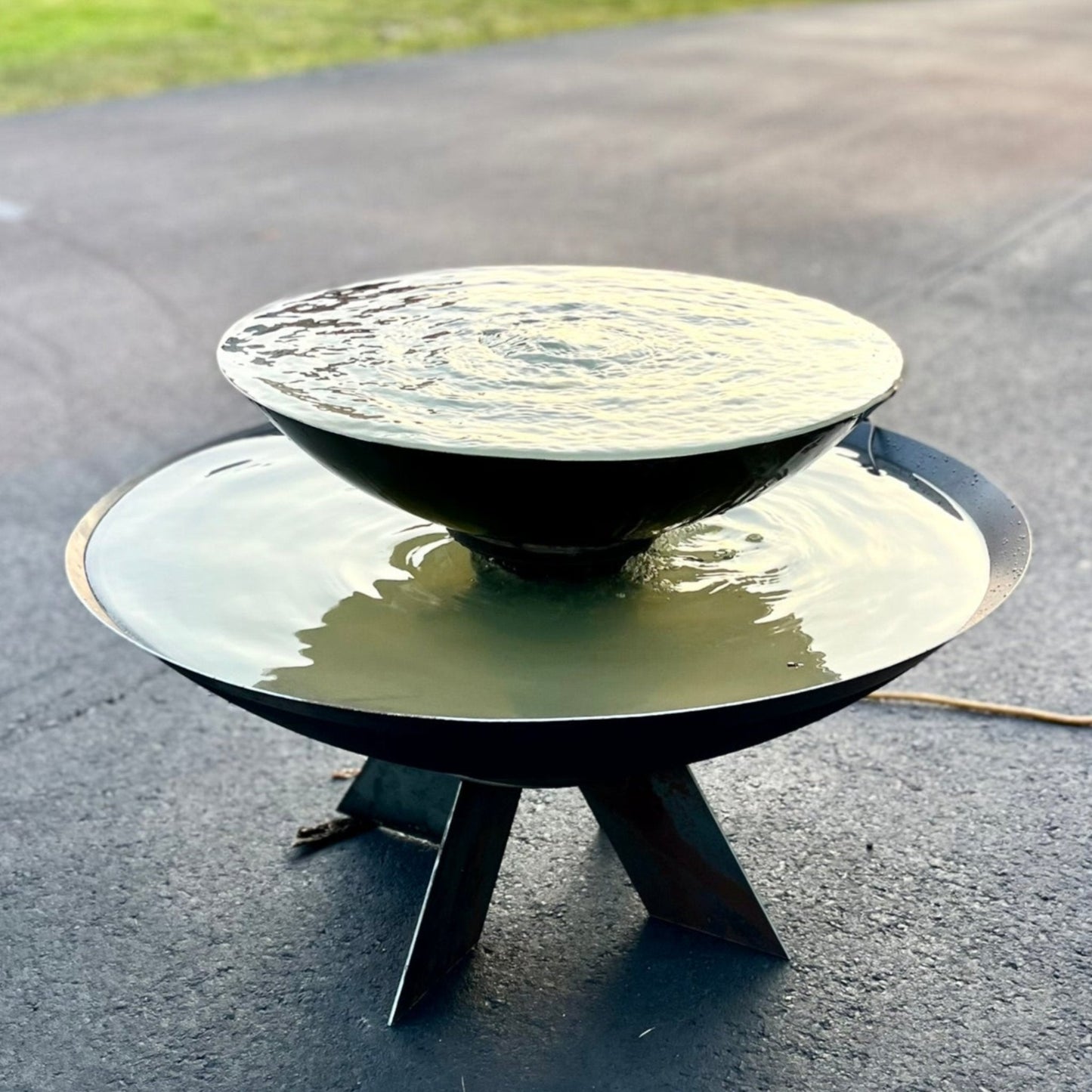 Tiered Corten Steel Water Bowls - corten planter - corten pond - Northern Forge, LLC